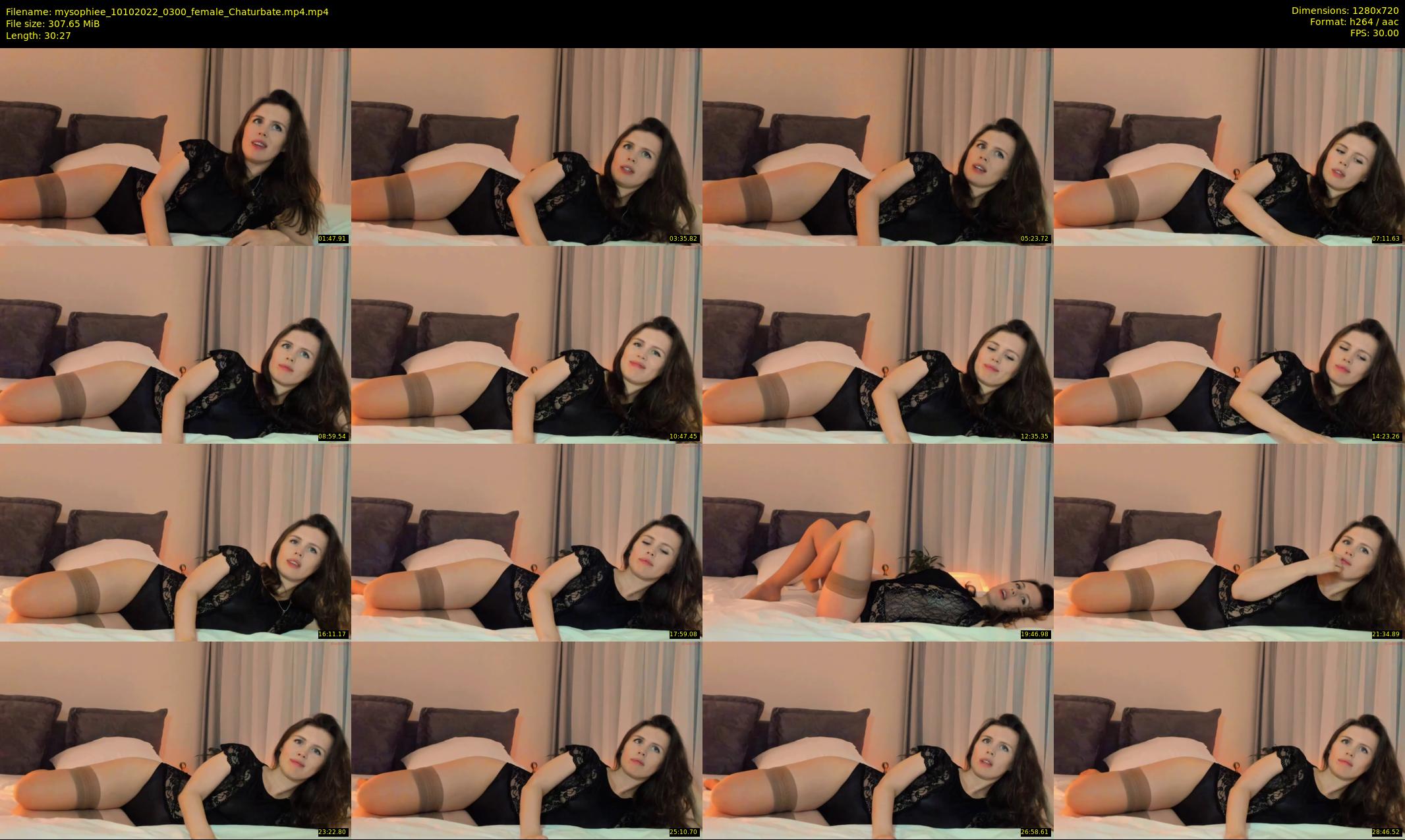 mysophiee — 31 minute Chaturbate female cam show recording, 720p, Oct 10, 2022
