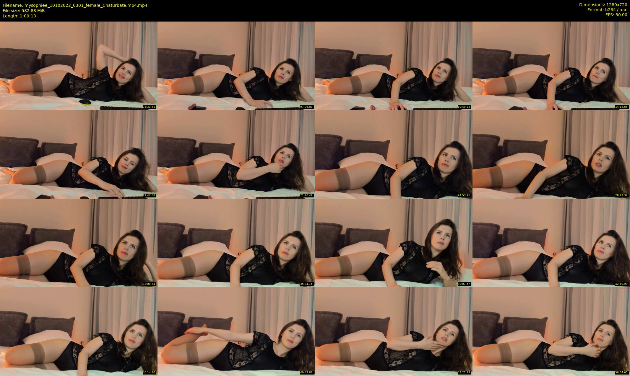 mysophiee — 61 minute Chaturbate female cam show recording, 720p, Oct 10, 2022