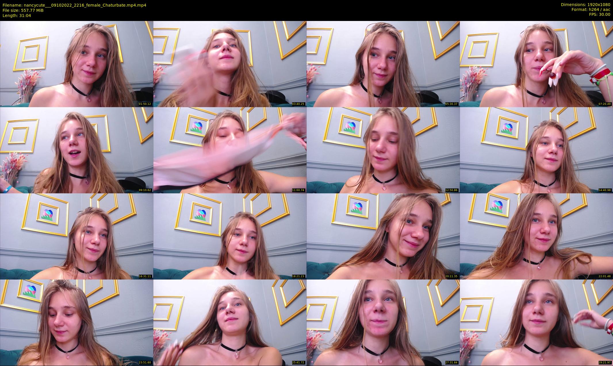 nancycute__ — 32 minute Chaturbate female cam show recording, 1080p, Oct 9, 2022