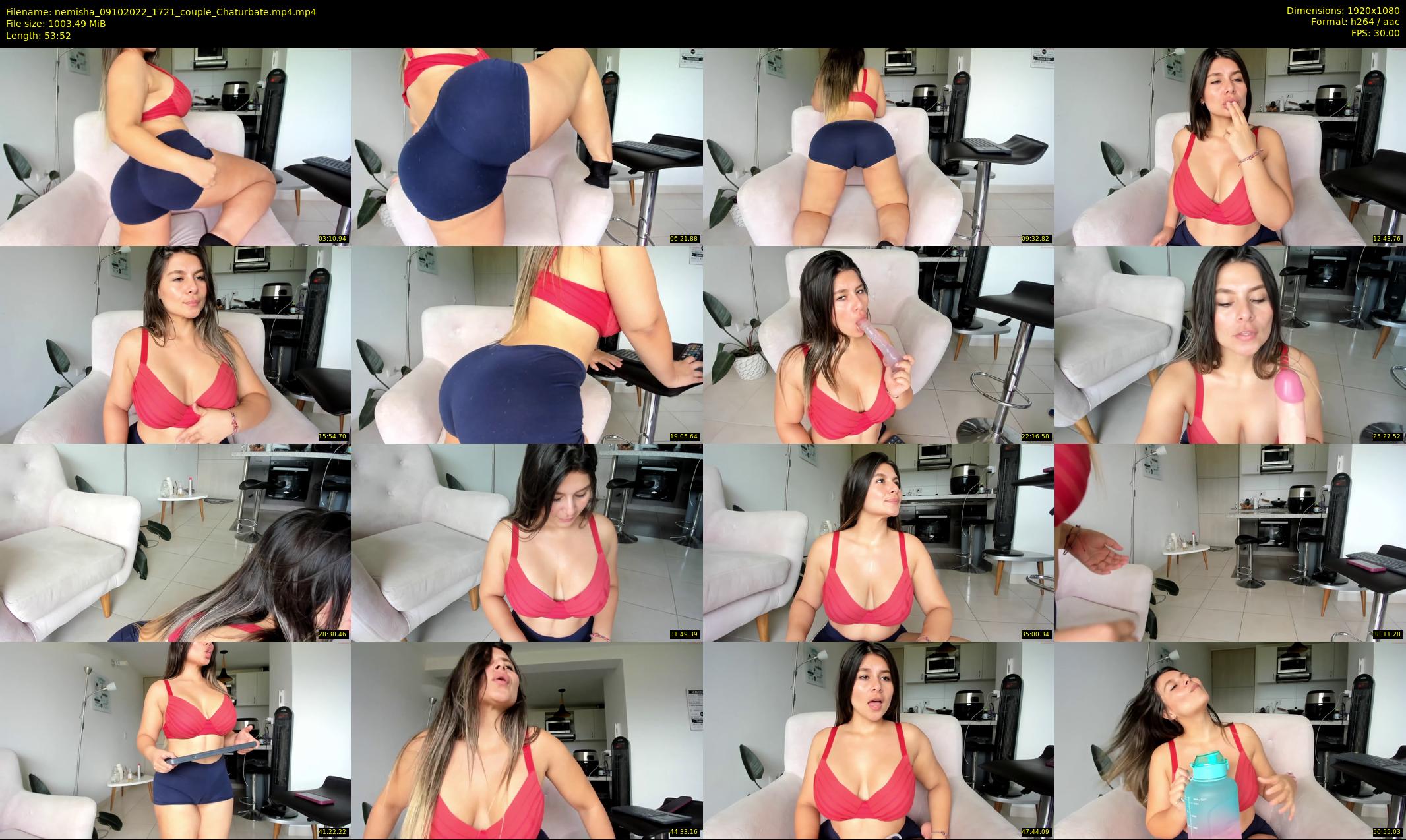 nemisha — 54 minute Chaturbate female cam show recording, 1080p, Oct 9, 2022