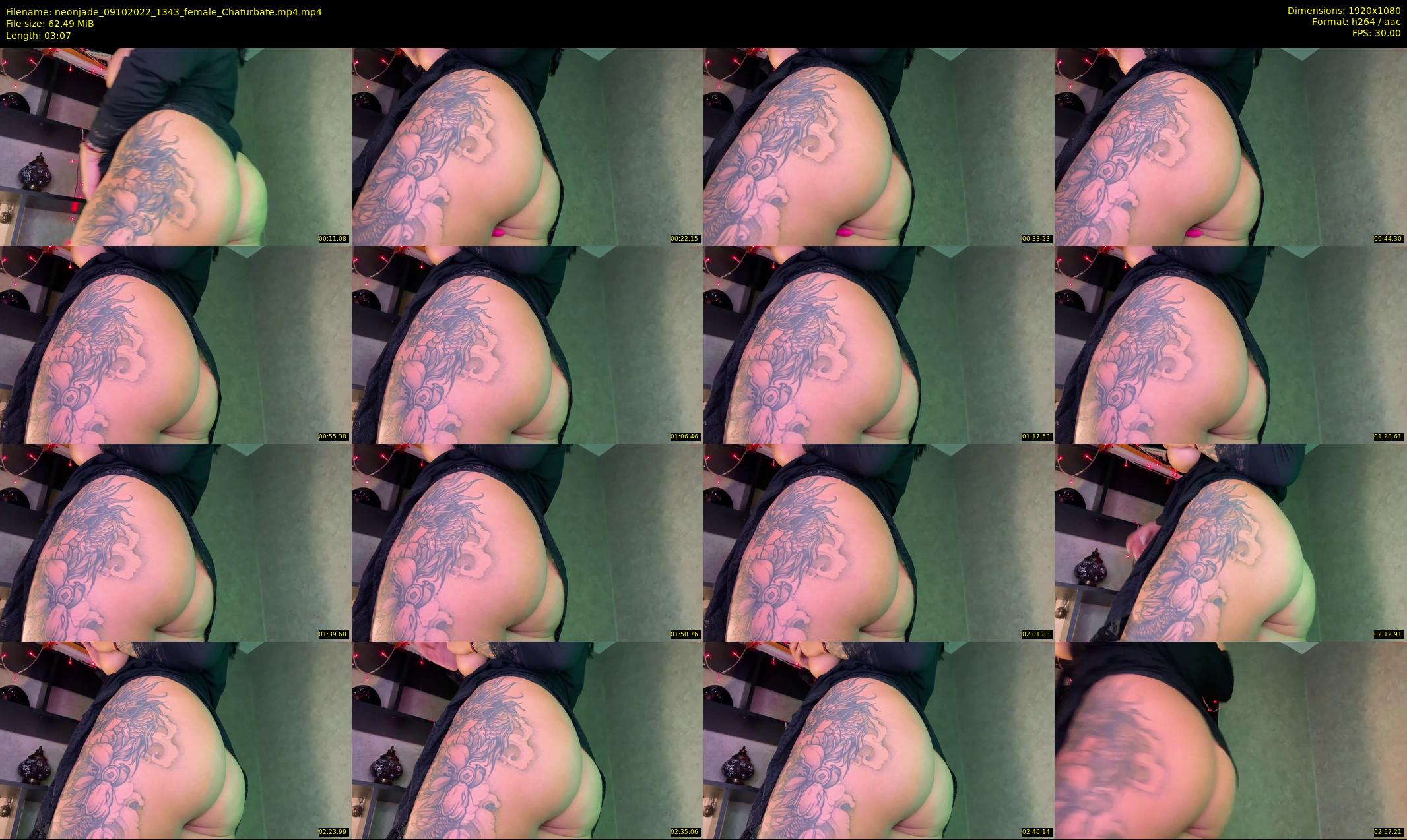 neonjade — 4 minute Chaturbate female cam show recording, 1080p, Oct 9, 2022