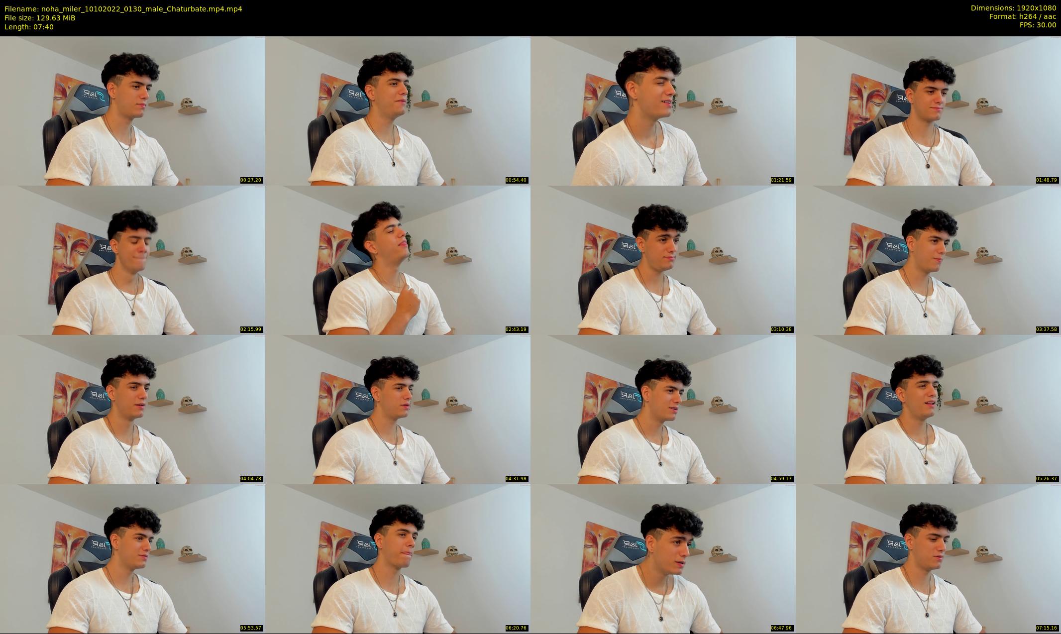 noha_miler — 8 minute Chaturbate male cam show recording, 1080p, Oct 10, 2022