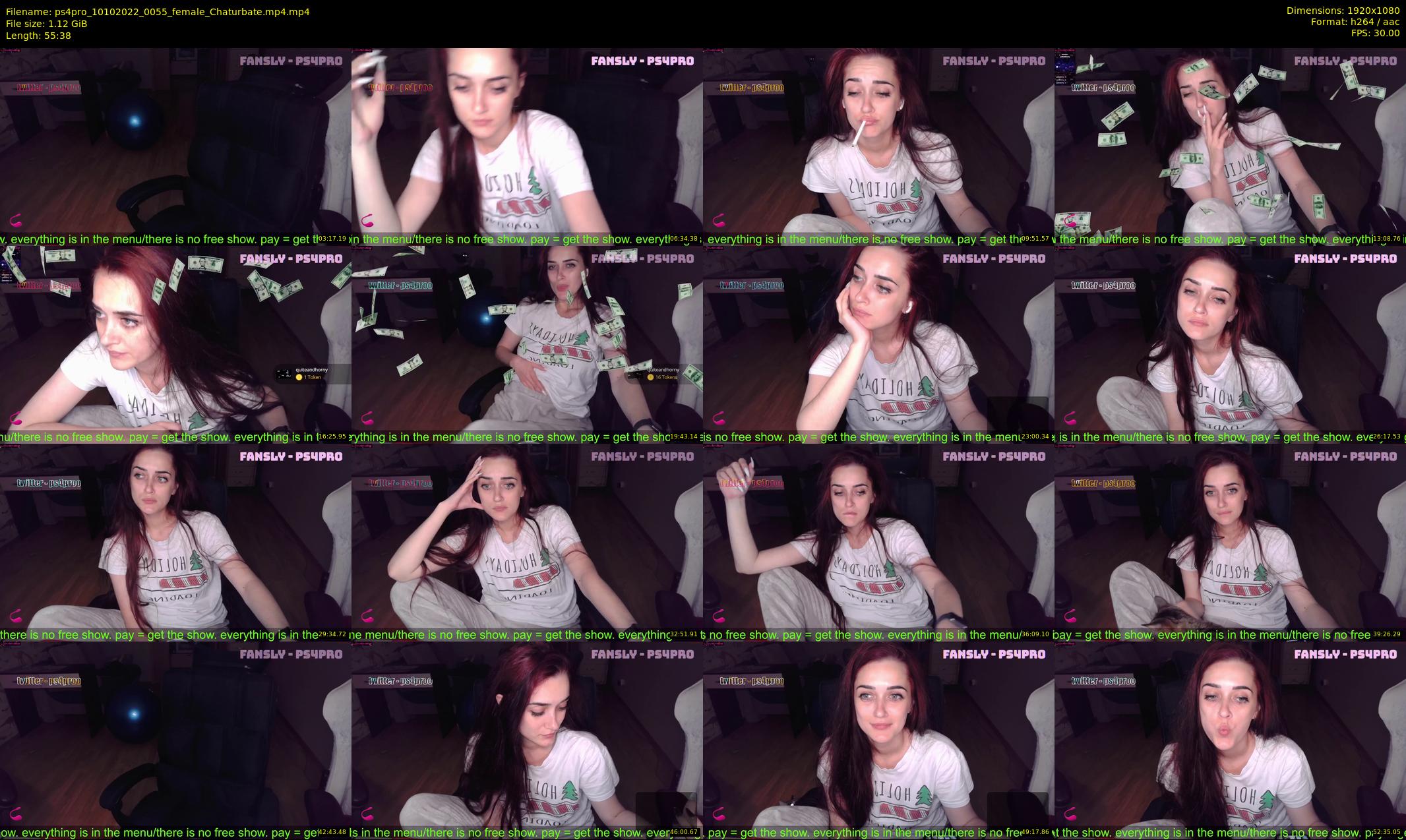 ps4pro — 56 minute Chaturbate female cam show recording, 1080p, Oct 10, 2022