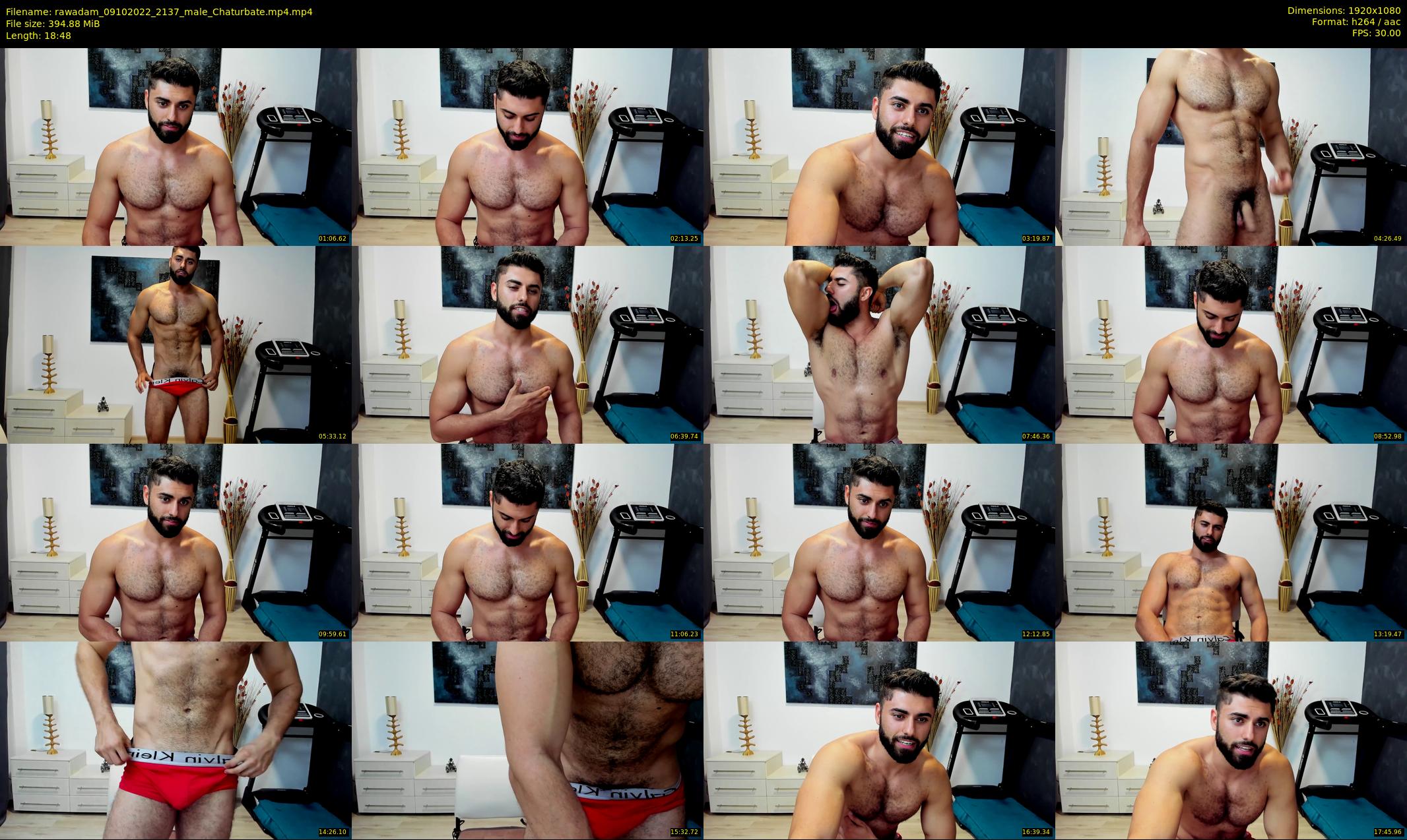 rawadam — 19 minute Chaturbate male cam show recording, 1080p, Oct 9, 2022