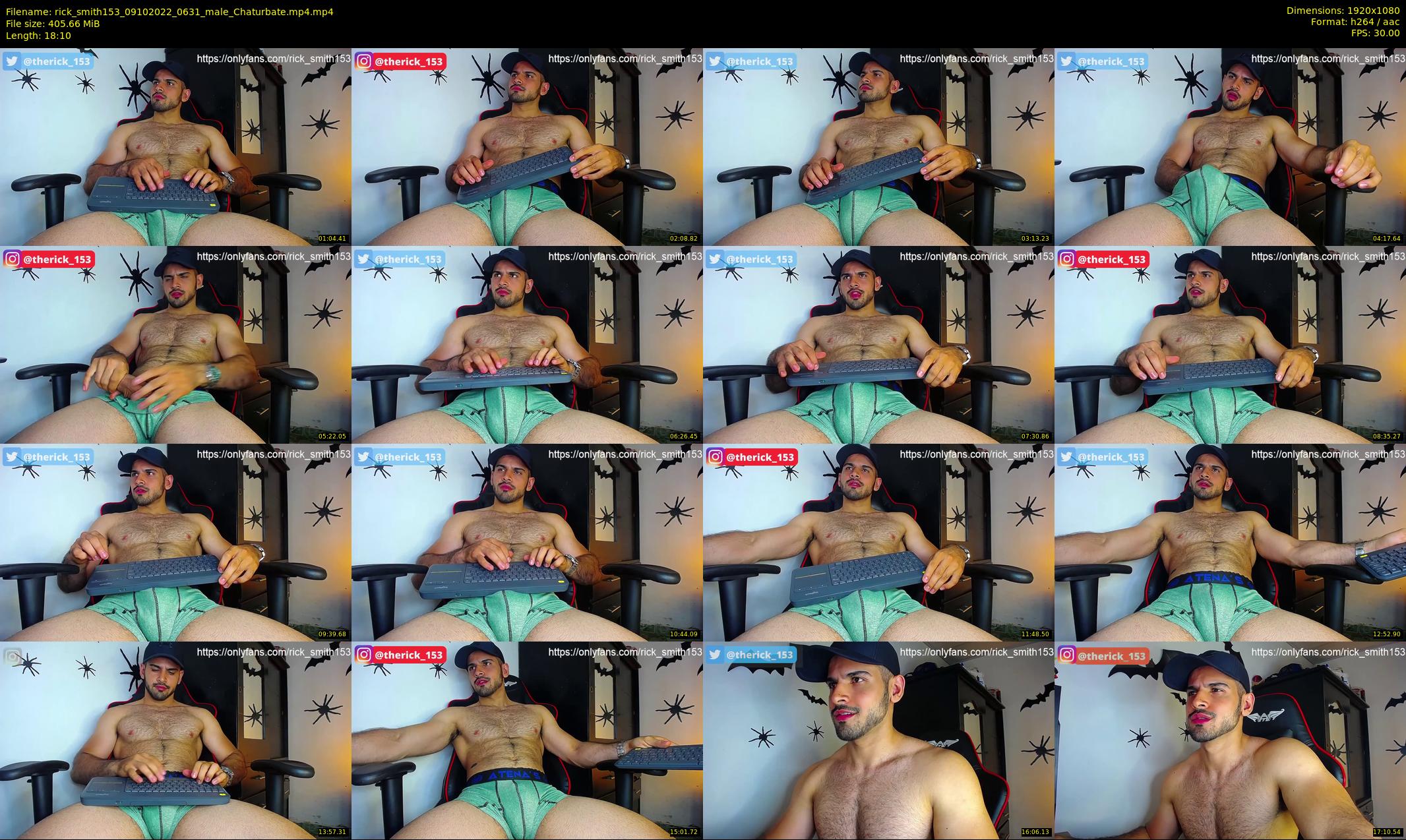 rick_smith153 — 19 minute Chaturbate male cam show recording, 1080p, Oct 9, 2022