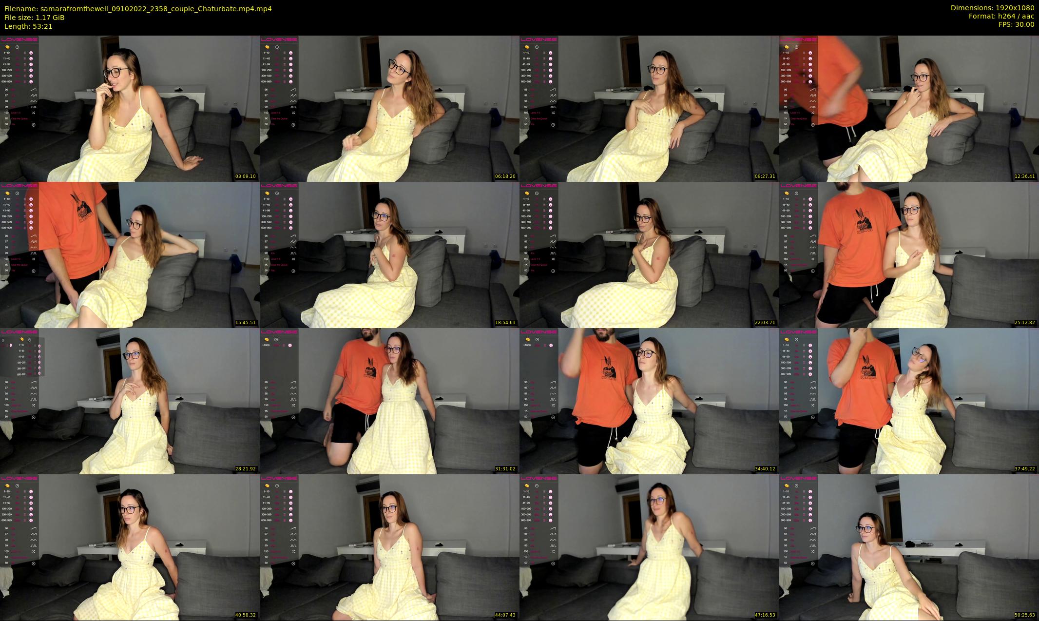 samarafromthewell — 54 minute Chaturbate female cam show recording, 1080p, Oct 9, 2022