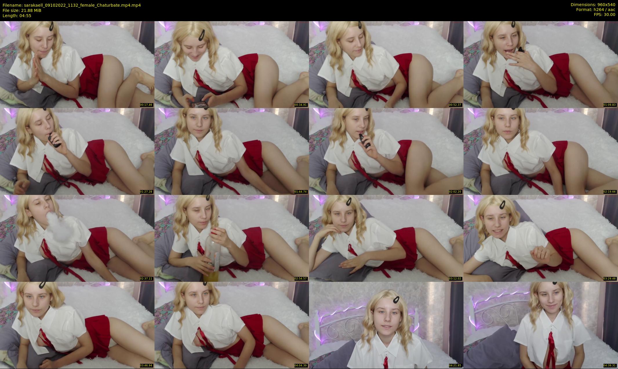 sarakaell — 5 minute Chaturbate female cam show recording, 480p, Oct 9, 2022