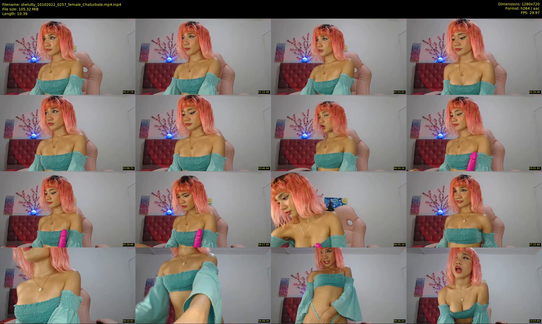 shelutty — 11 minute Chaturbate female cam show recording, 720p, Oct 10, 2022
