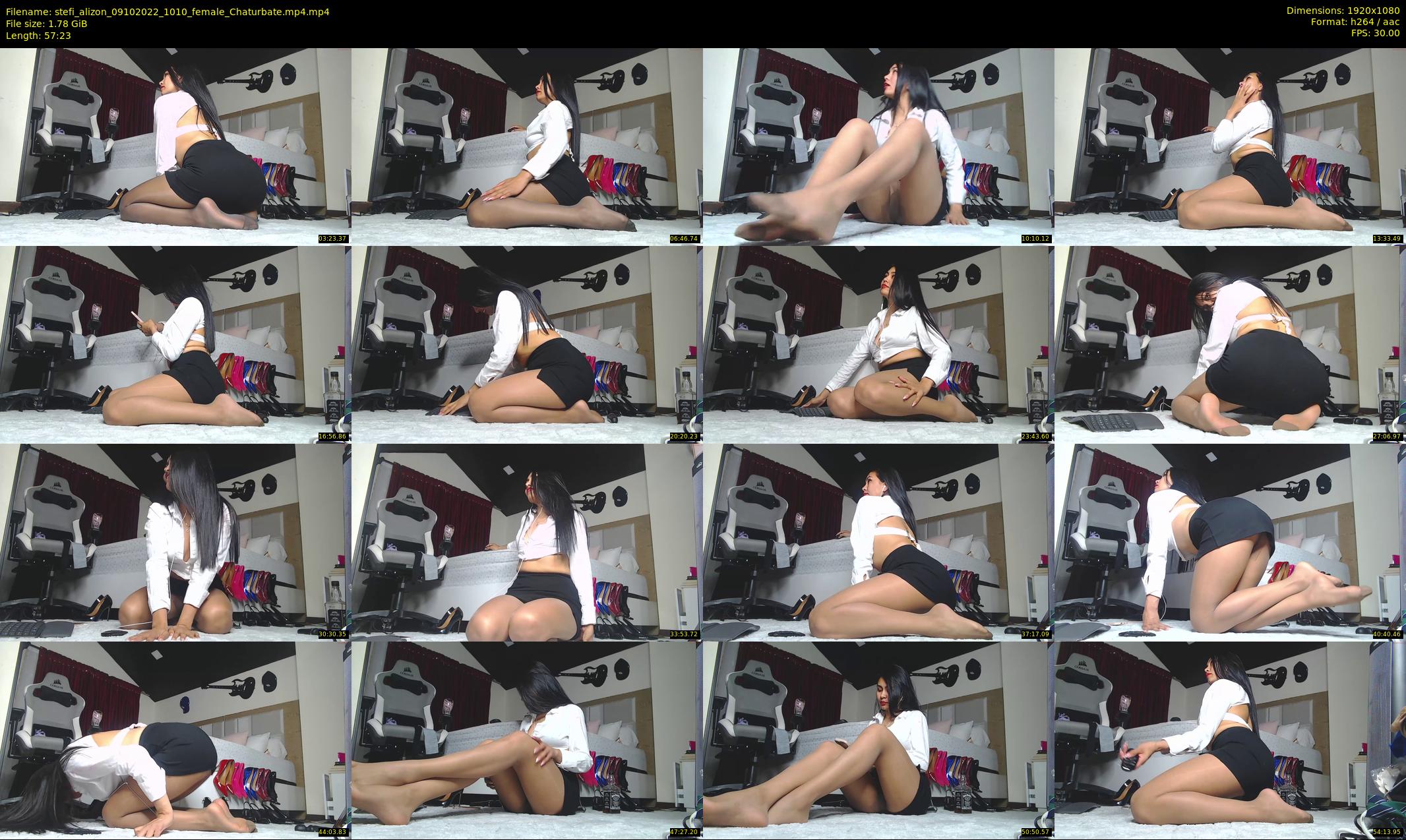 stefi_alizon — 58 minute Chaturbate female cam show recording, 1080p, Oct 9, 2022