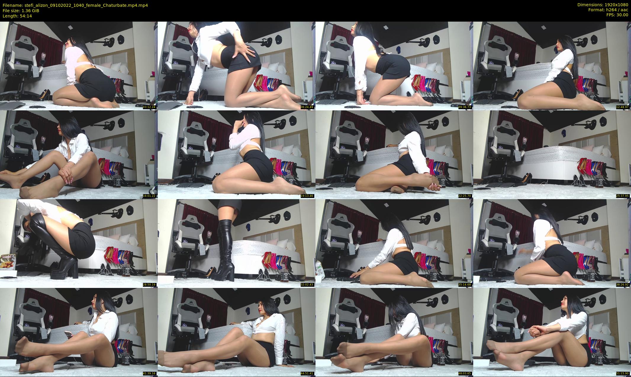 stefi_alizon — 55 minute Chaturbate female cam show recording, 1080p, Oct 9, 2022