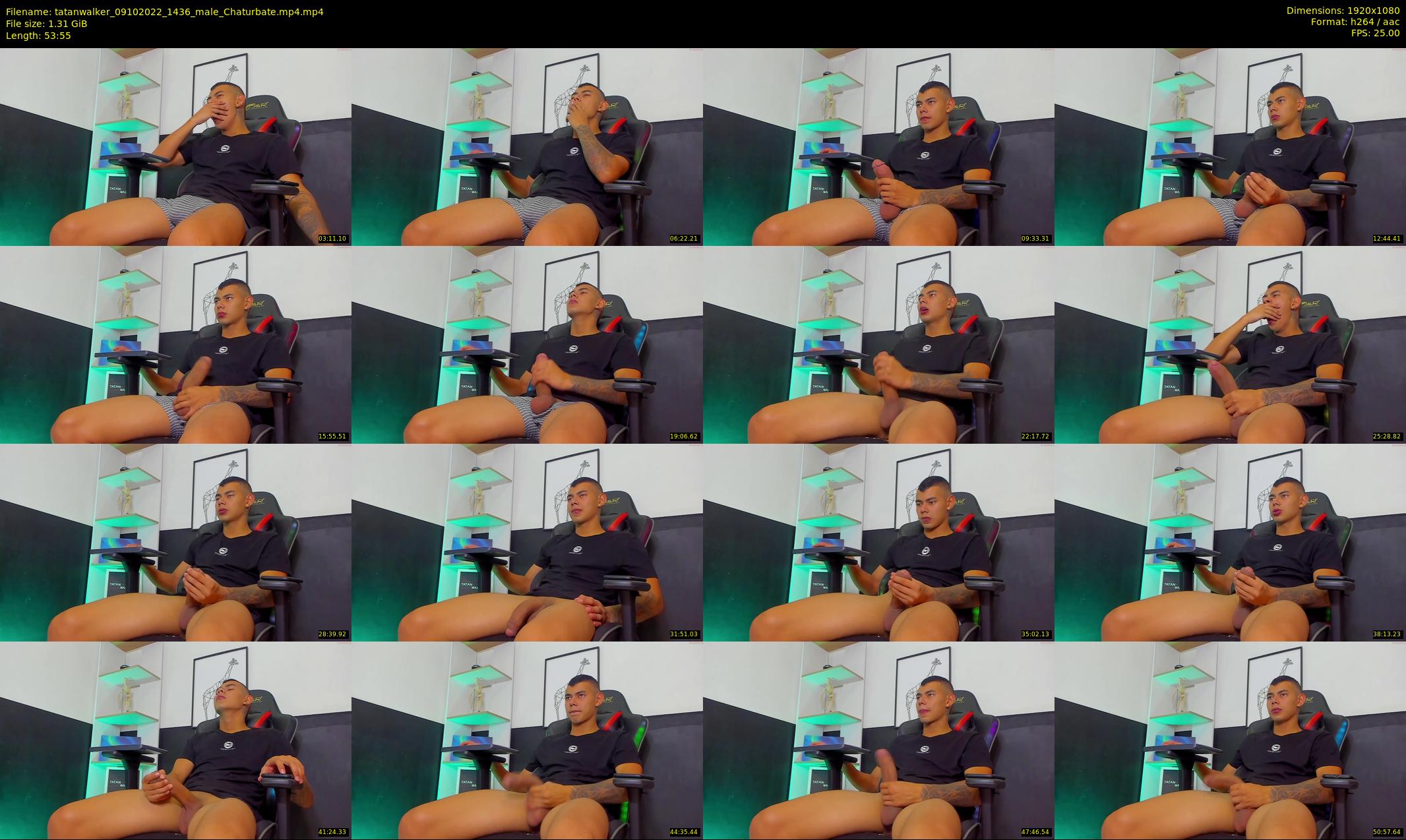 tatanwalker — 54 minute Chaturbate male cam show recording, 1080p, Oct 9, 2022