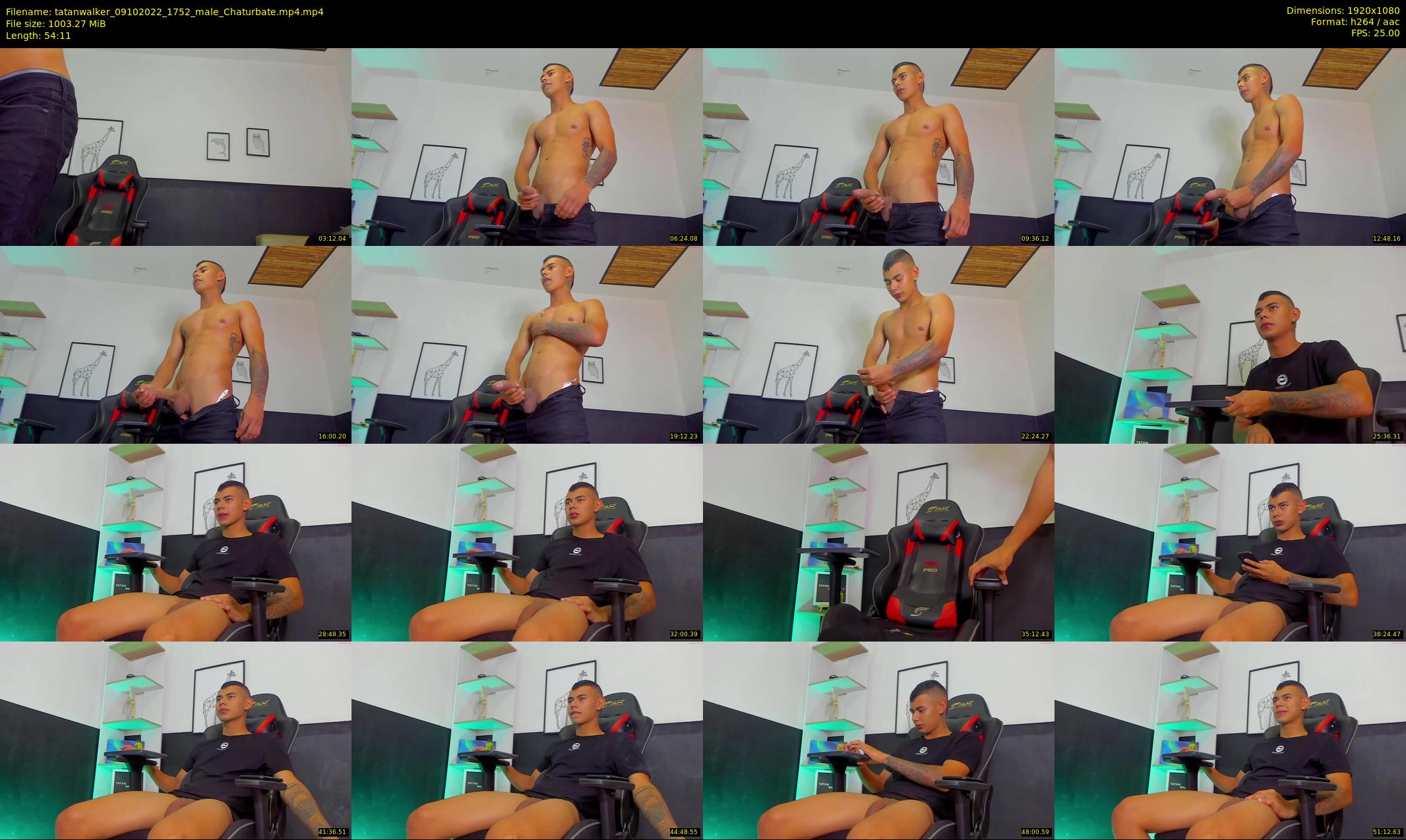tatanwalker — 55 minute Chaturbate male cam show recording, 1080p, Oct 9, 2022