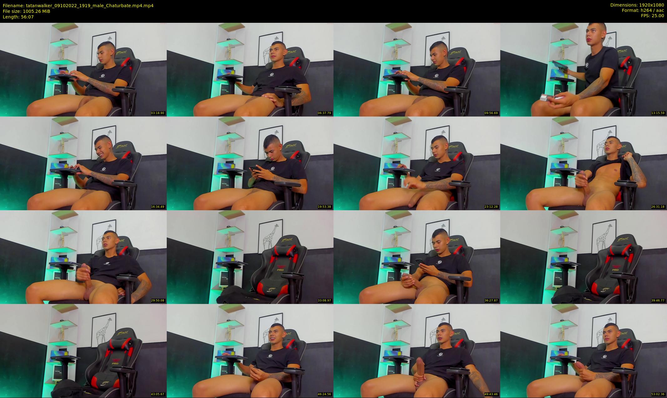 tatanwalker — 57 minute Chaturbate male cam show recording, 1080p, Oct 9, 2022