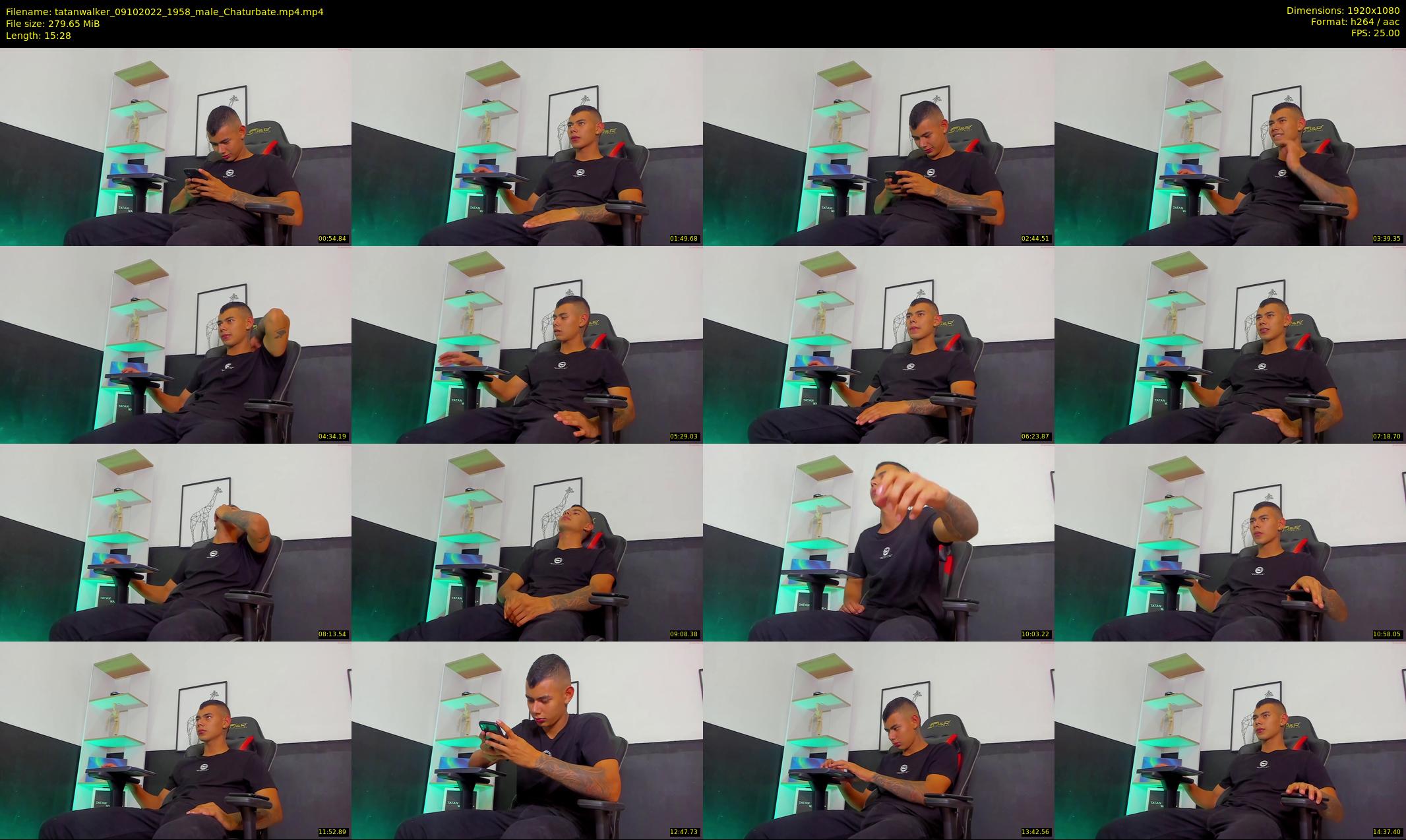 tatanwalker — 16 minute Chaturbate male cam show recording, 1080p, Oct 9, 2022
