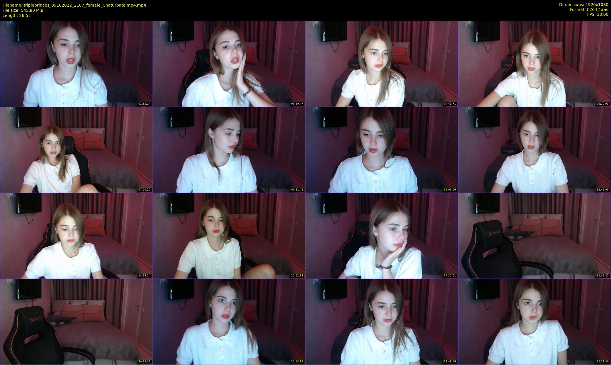 tripleprinces — 27 minute Chaturbate female cam show recording, 1080p, Oct 9, 2022
