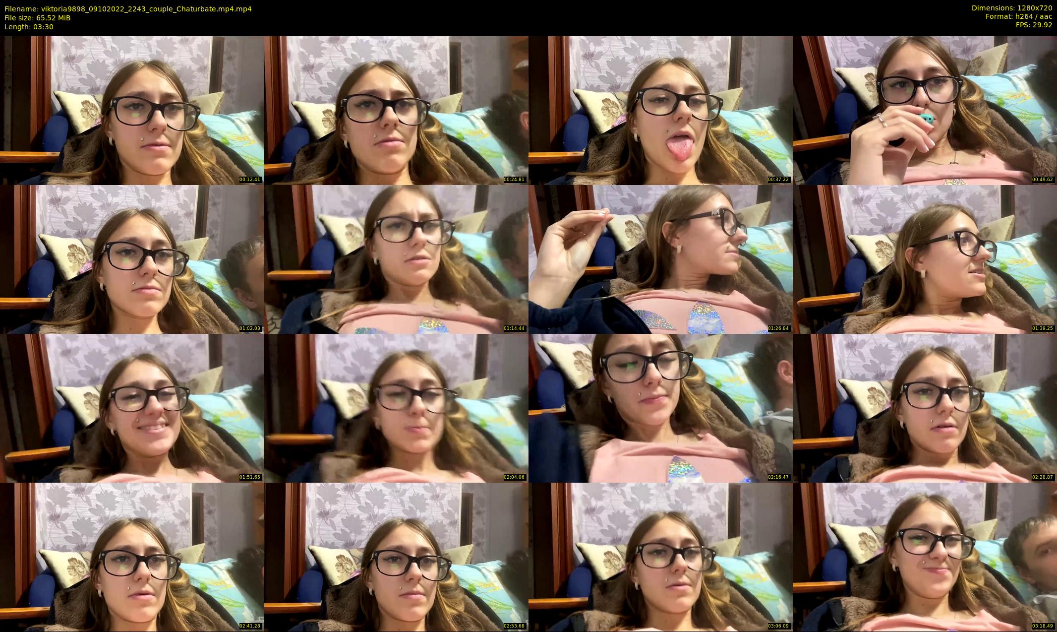viktoria9898 — 4 minute Chaturbate couple cam show recording, 720p, Oct 9, 2022
