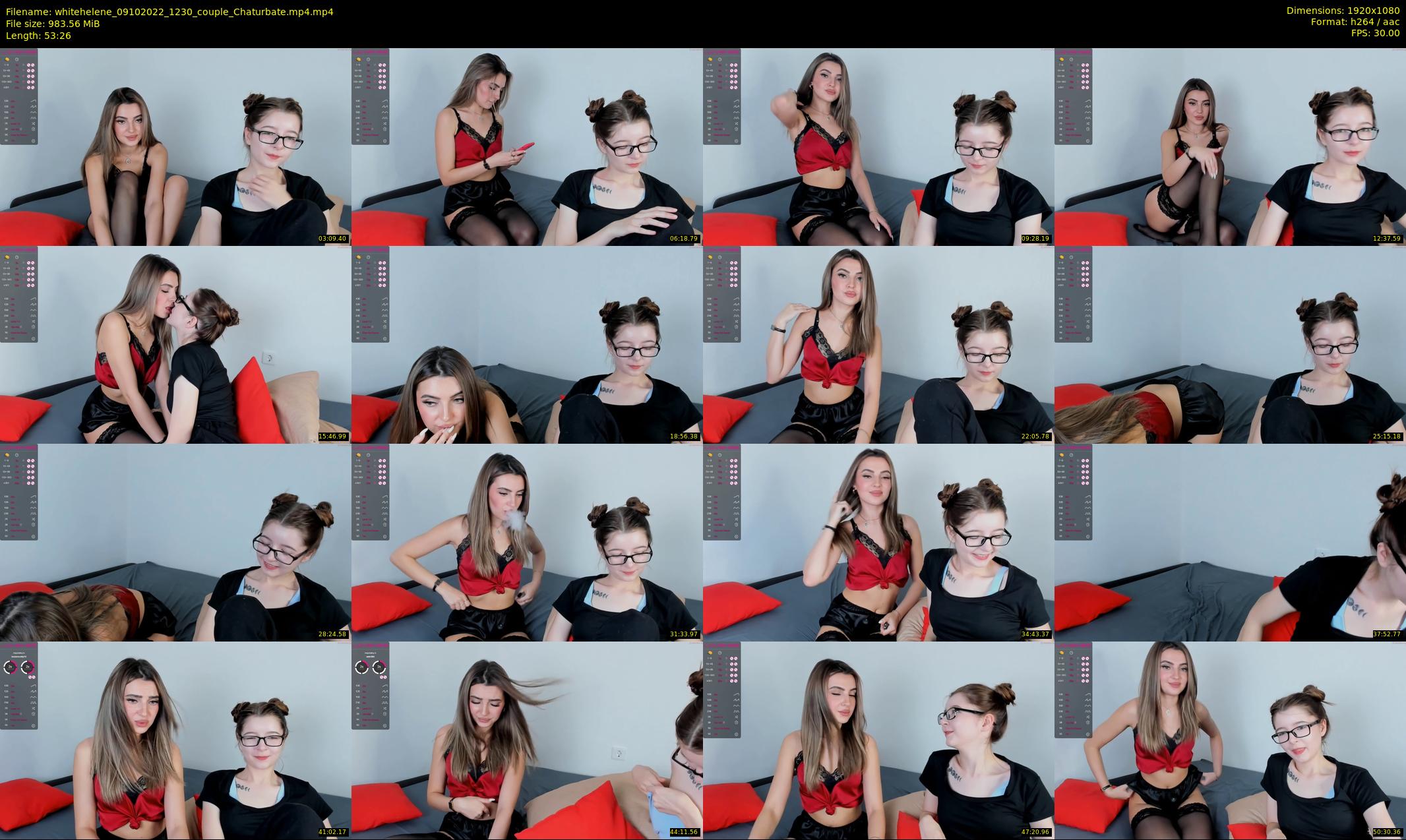 whitehelene — 54 minute Chaturbate female cam show recording, 1080p, Oct 9, 2022