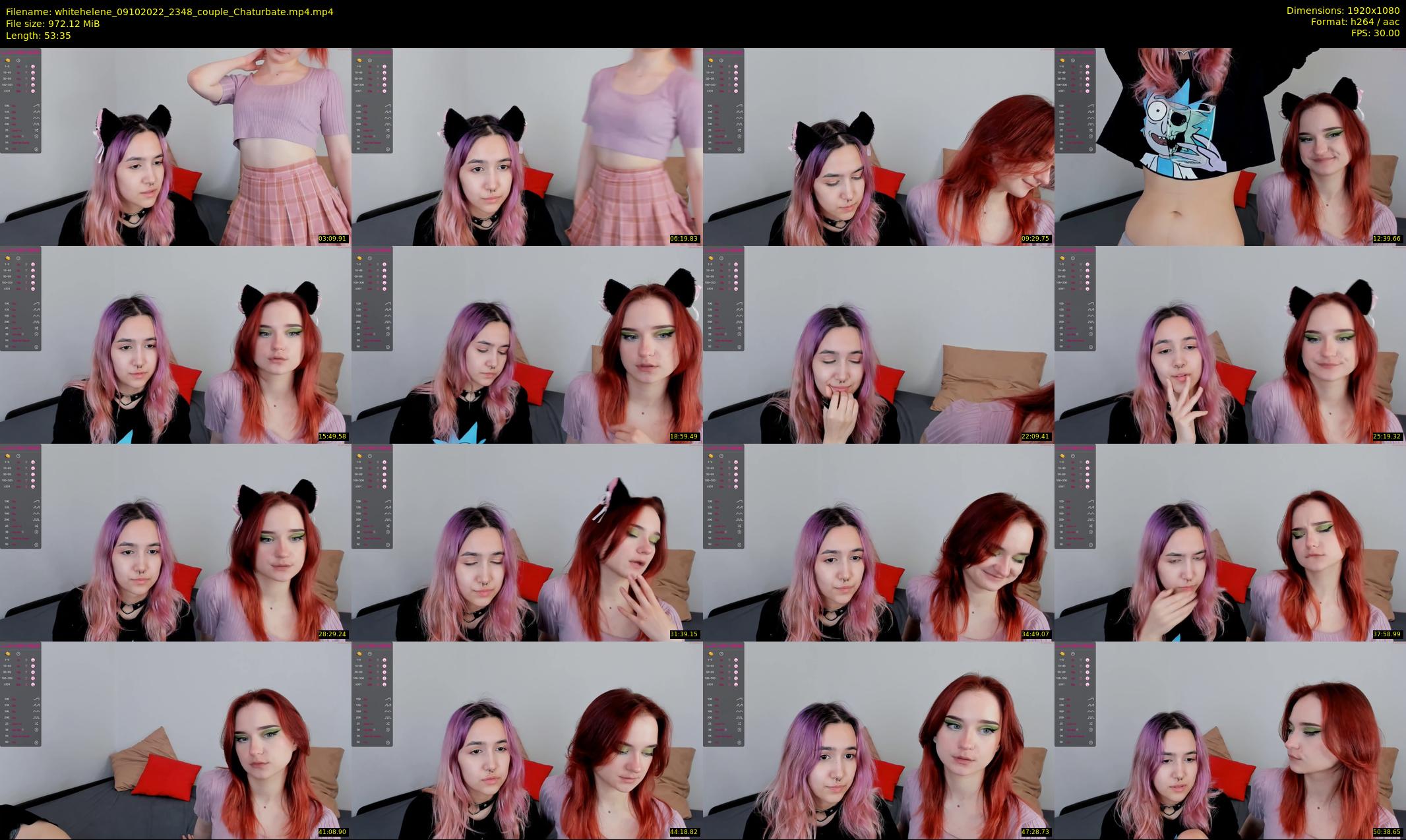 whitehelene — 54 minute Chaturbate female cam show recording, 1080p, Oct 9, 2022