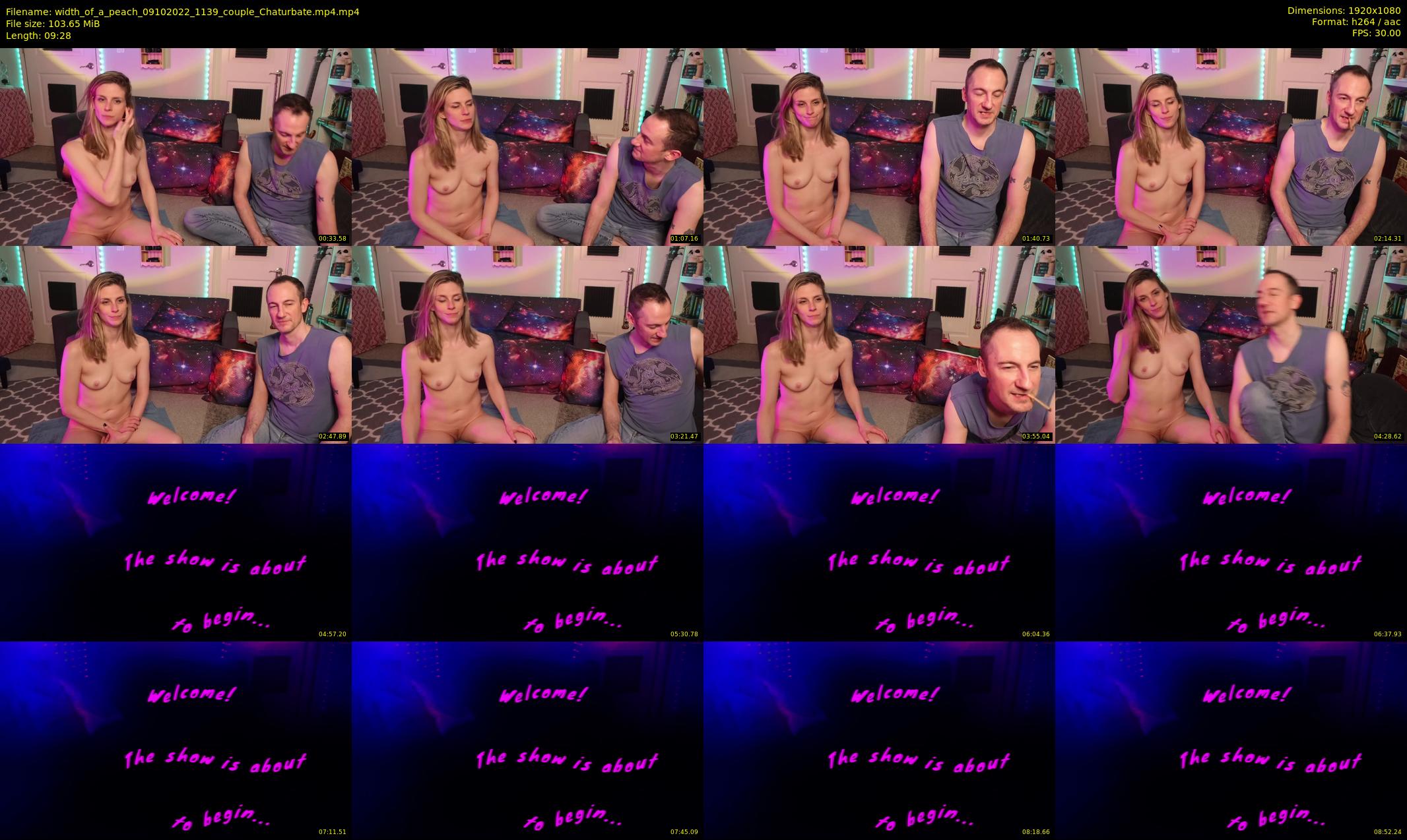 width_of_a_peach — 10 minute Chaturbate couple cam show recording, 1080p, Oct 9, 2022