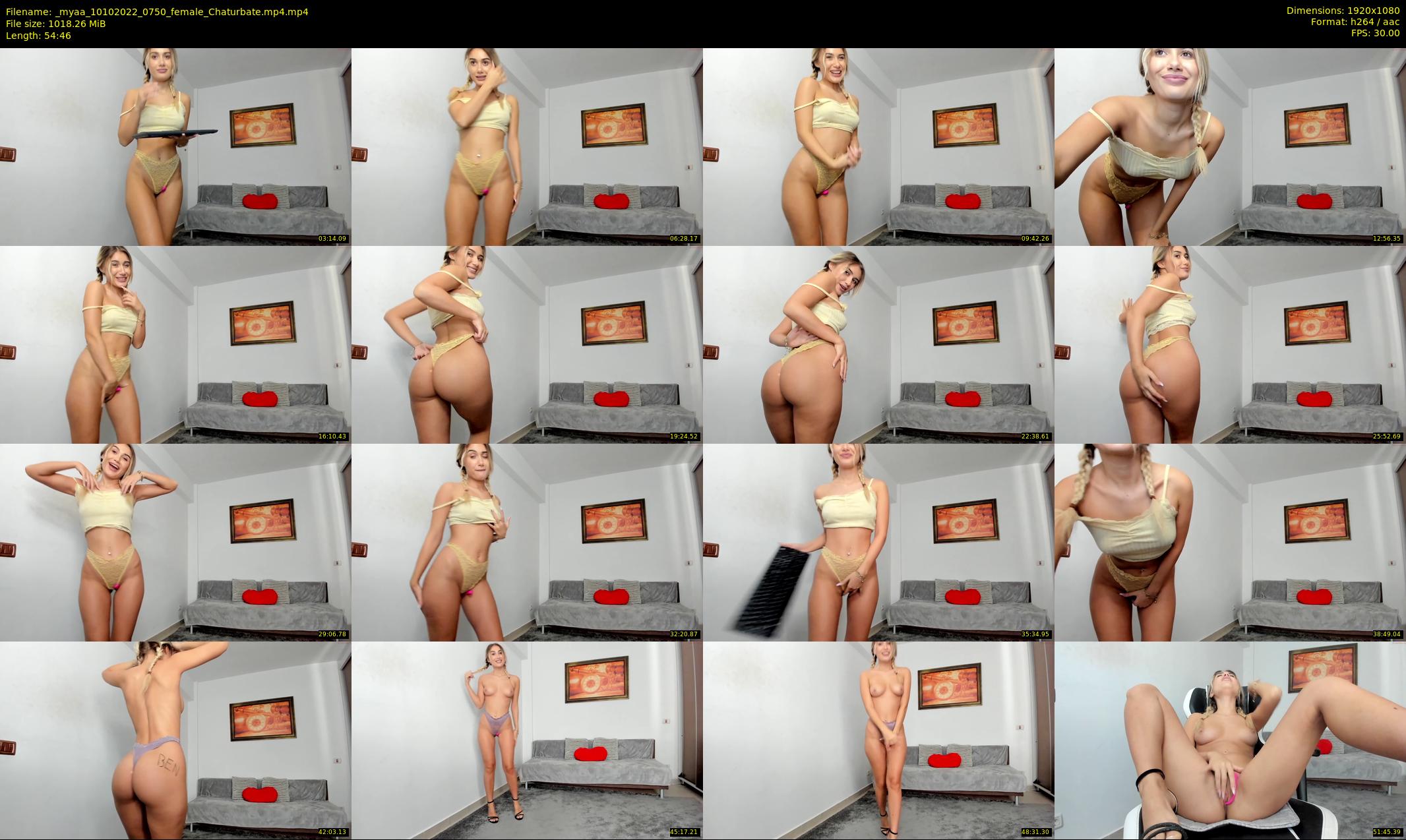 _myaa — 55 minute Chaturbate female cam show recording, 1080p, Oct 10, 2022