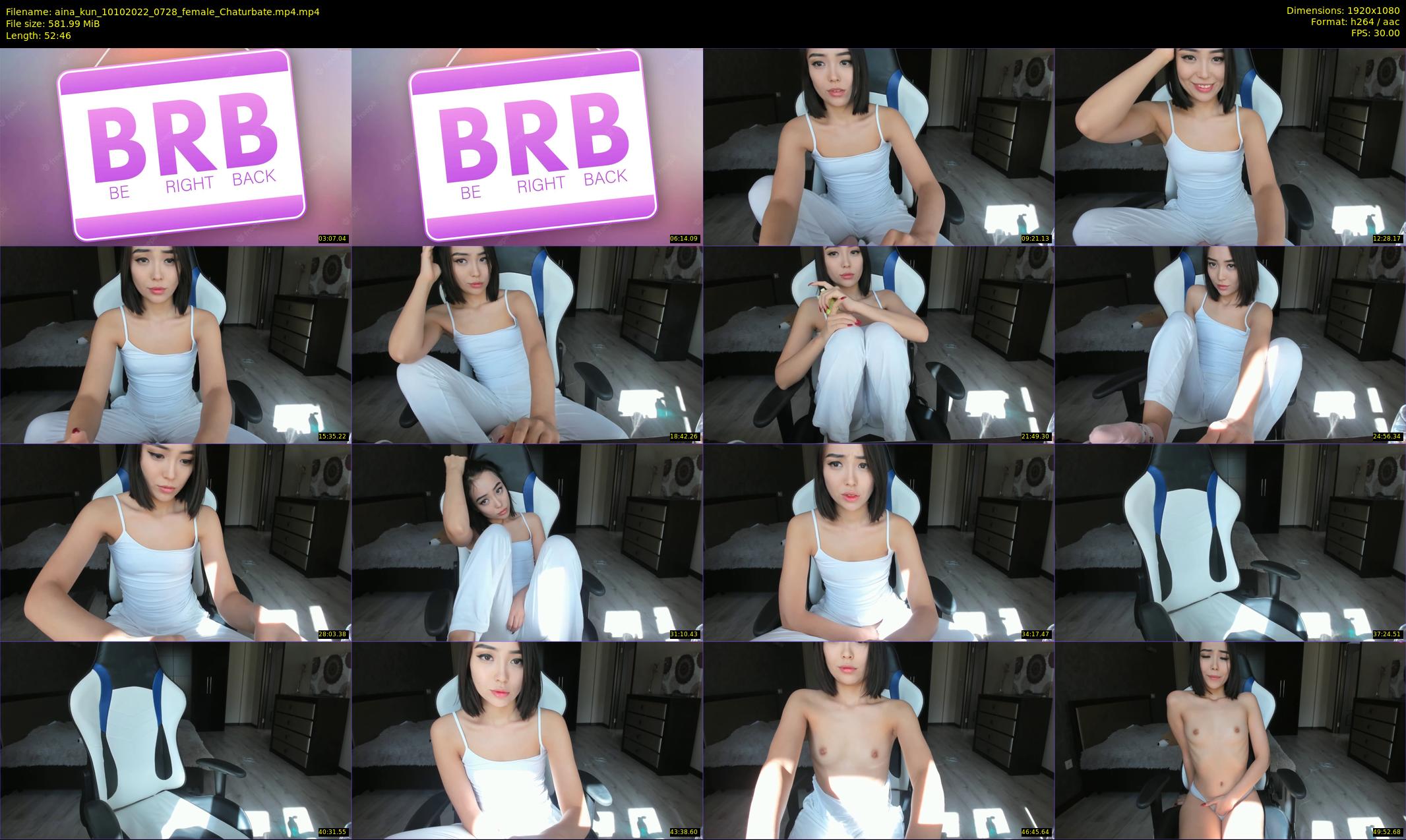aina_kun — 53 minute Chaturbate female cam show recording, 1080p, Oct 10, 2022