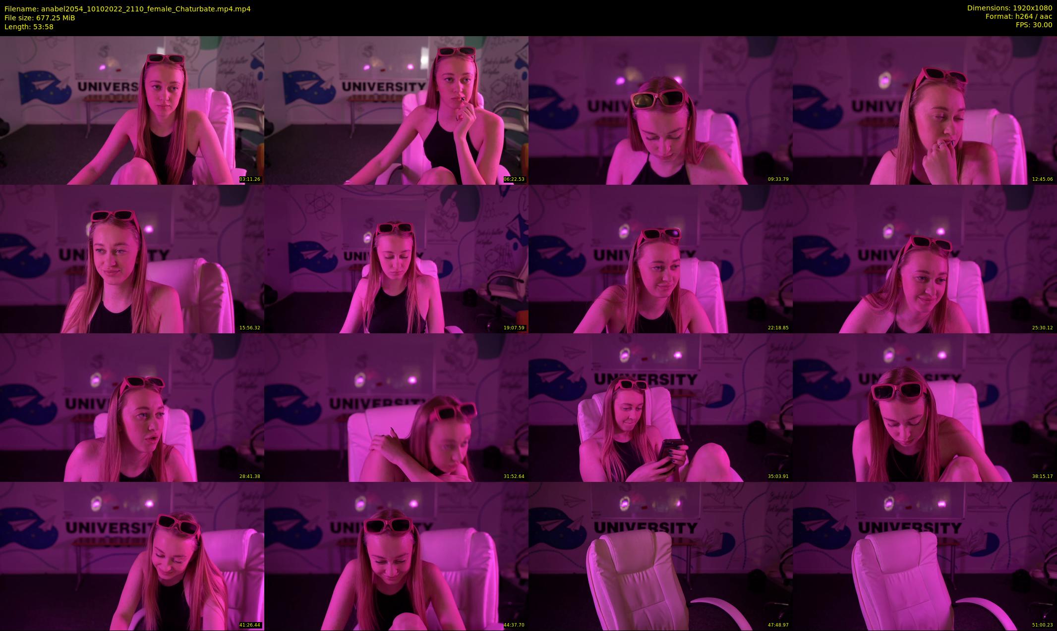 anabel2054 — 54 minute Chaturbate female cam show recording, 1080p, Oct 10, 2022