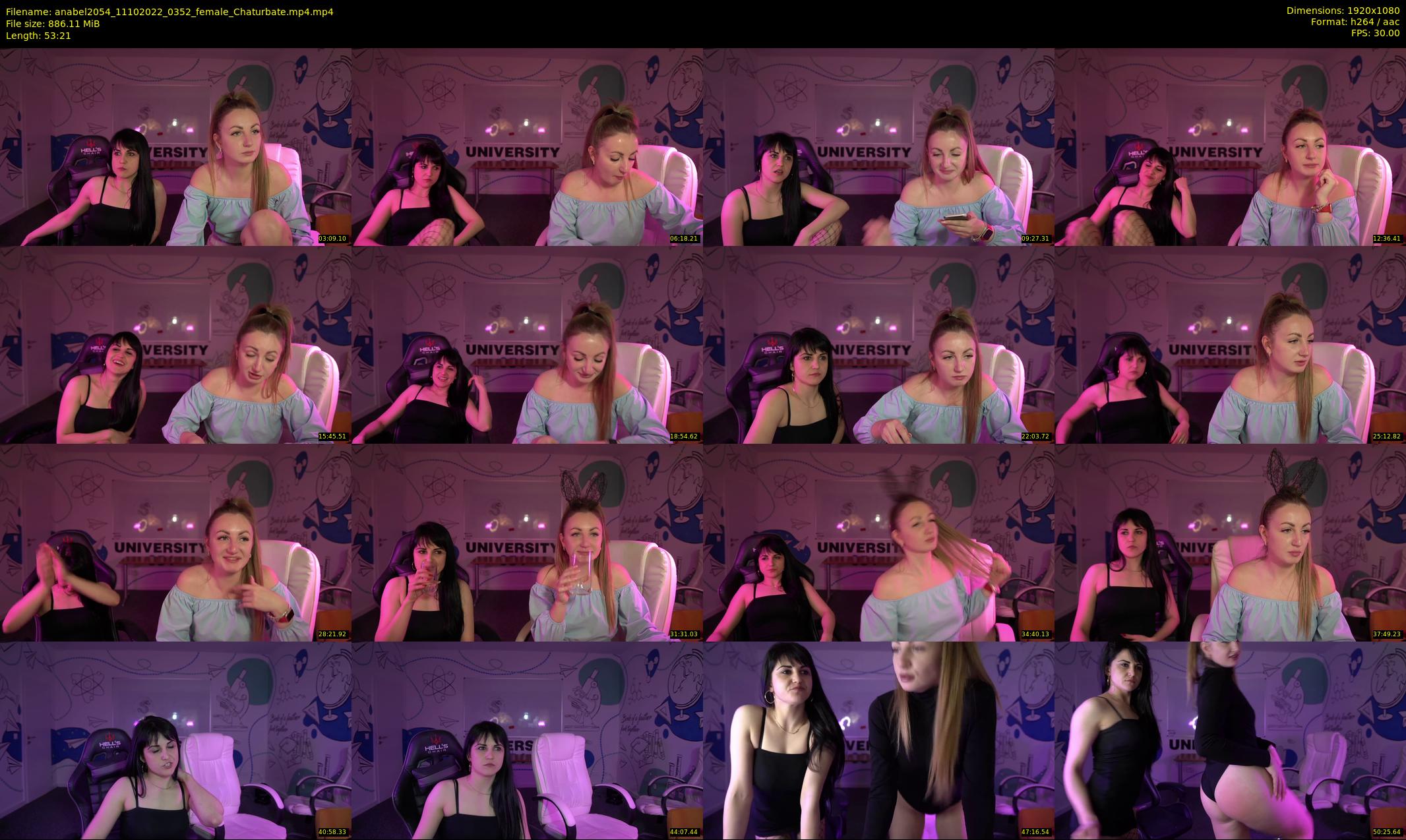 anabel2054 — 54 minute Chaturbate female cam show recording, 1080p, Oct 11, 2022