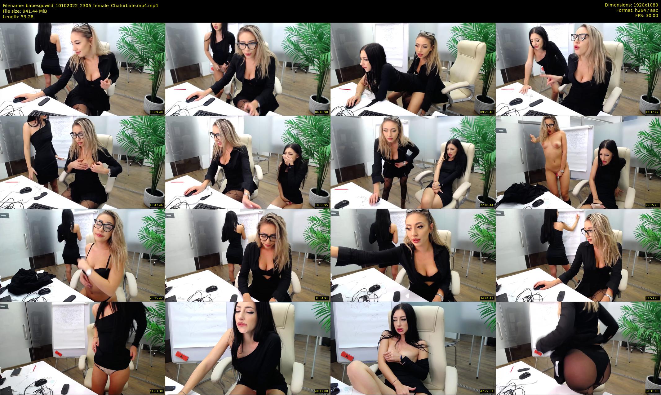 babesgowild — 54 minute Chaturbate couple cam show recording, 1080p, Oct 10, 2022