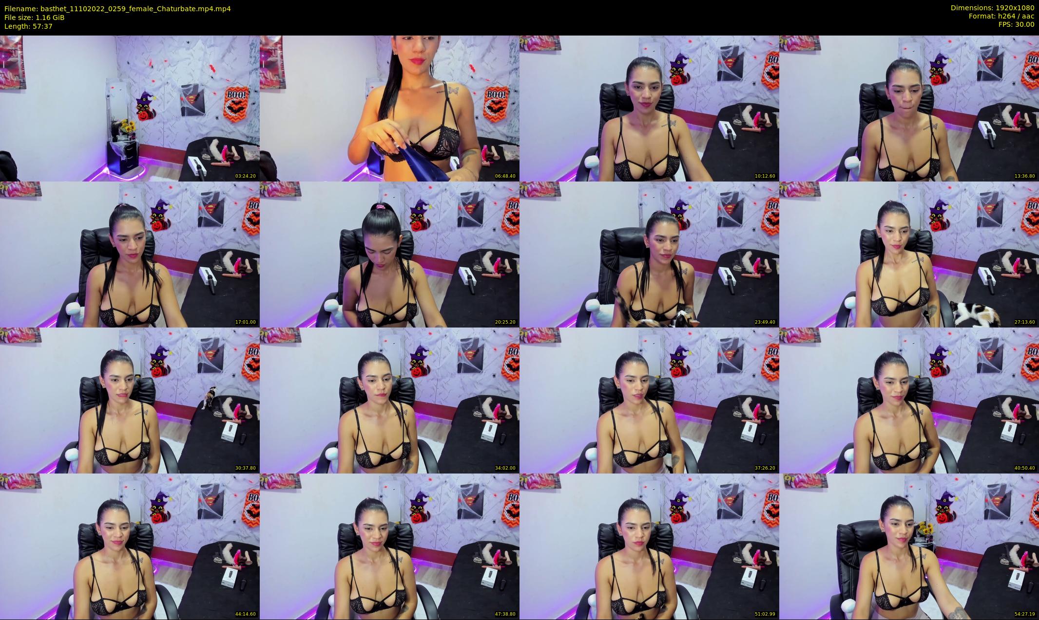 basthet — 58 minute Chaturbate female cam show recording, 1080p, Oct 11, 2022