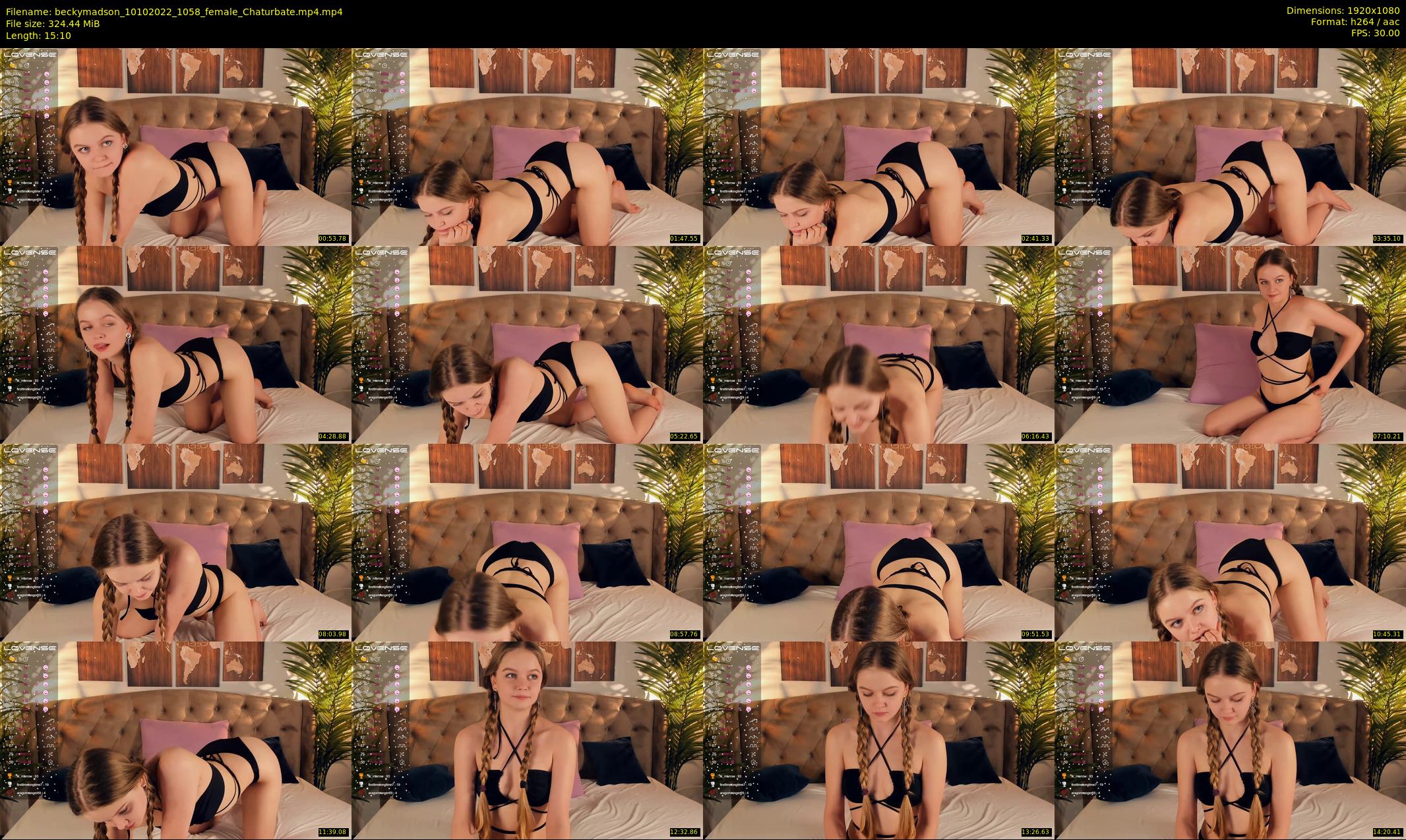 beckymadson — 16 minute Chaturbate female cam show recording, 1080p, Oct 10, 2022