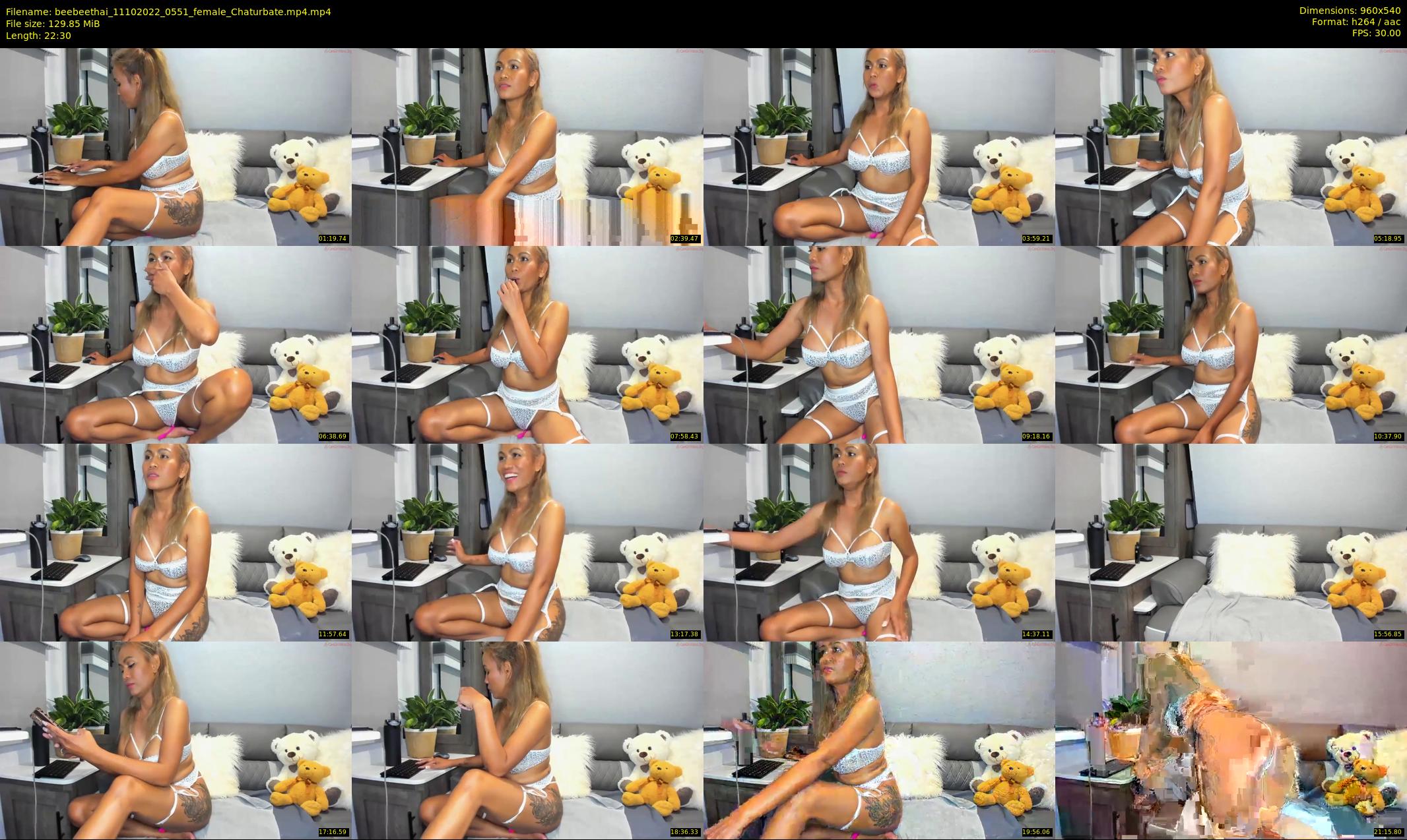 beebeethai — 23 minute Chaturbate female cam show recording, 480p, Oct 11, 2022