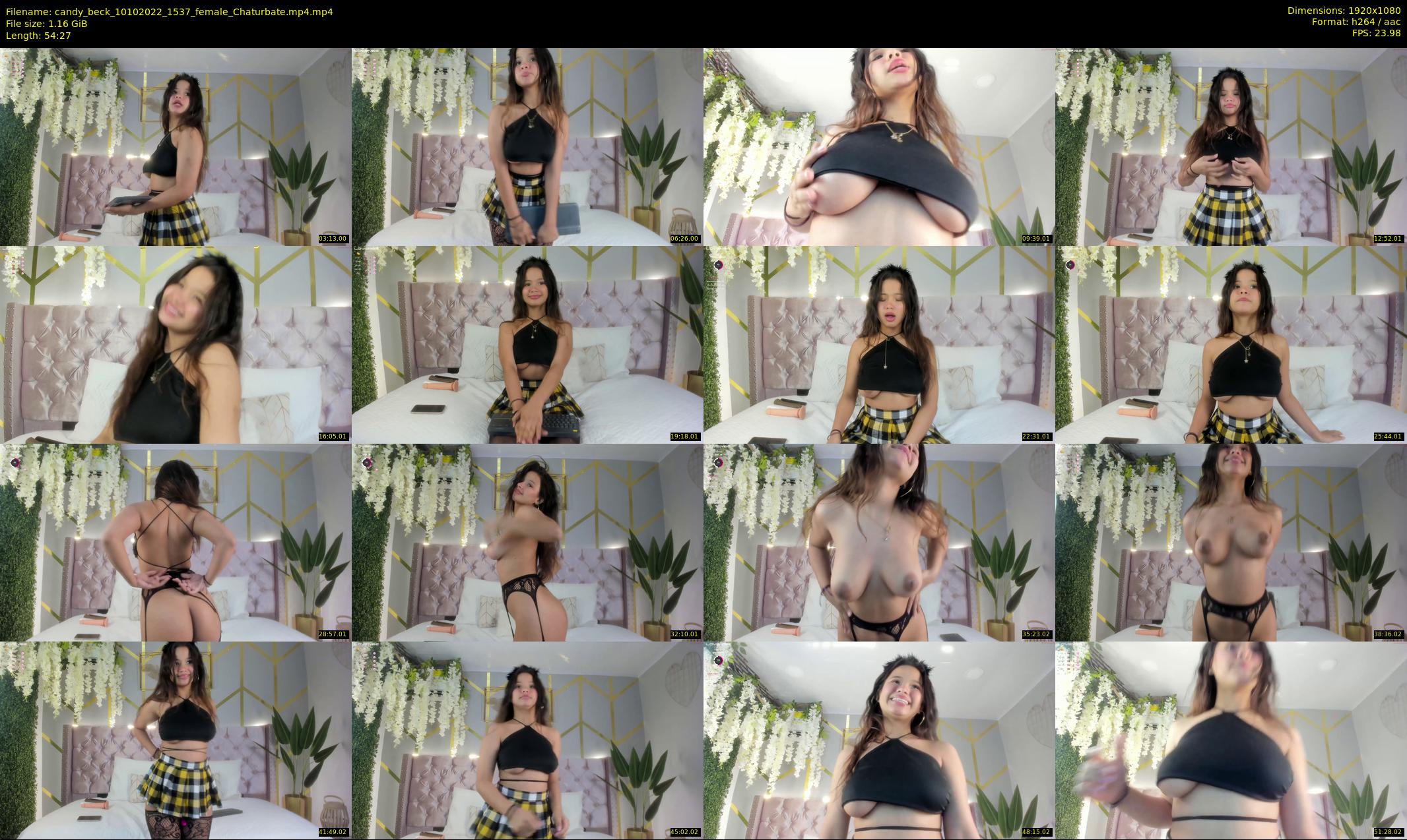 candy_beck — 55 minute Chaturbate female cam show recording, 1080p, Oct 10, 2022