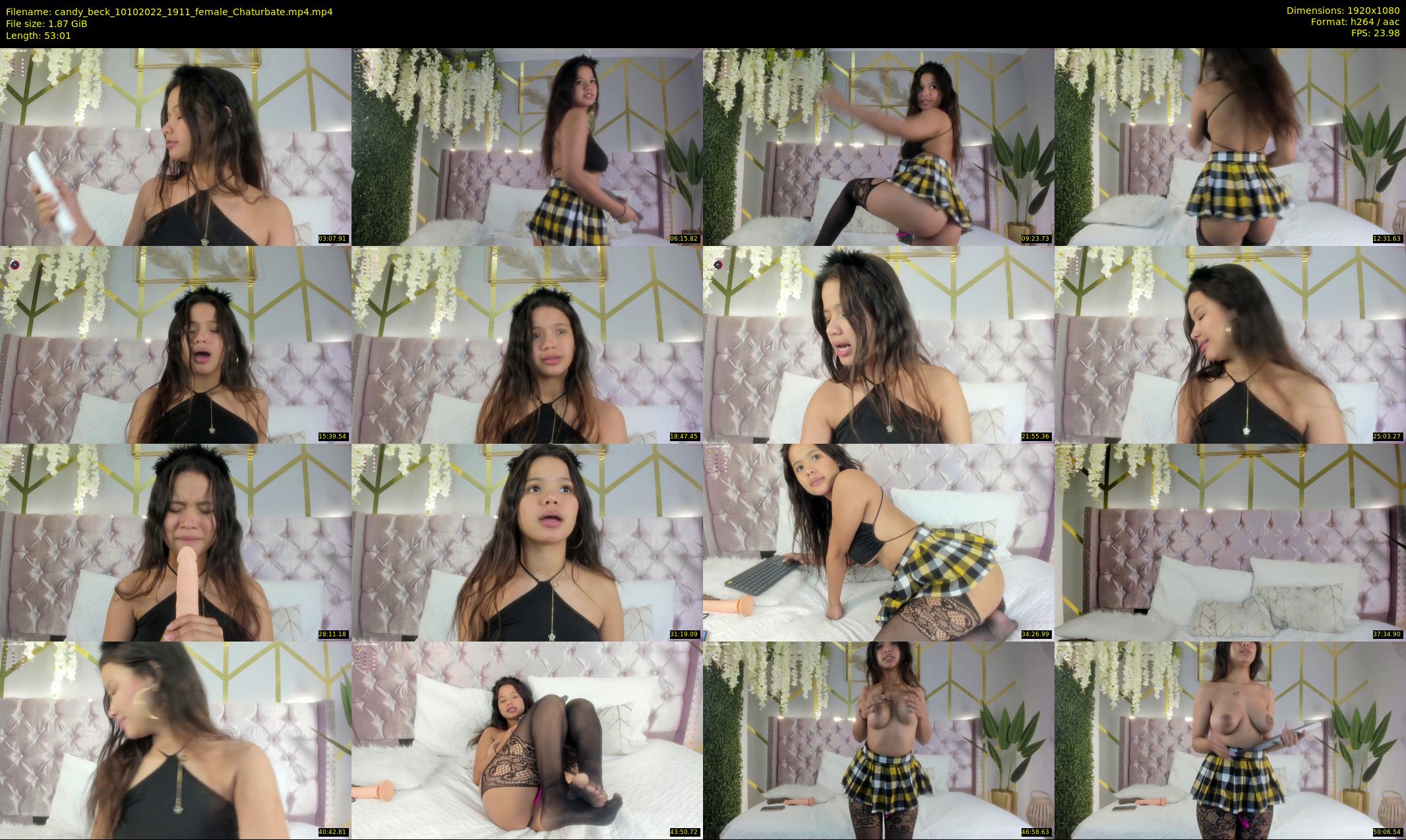 candy_beck — 54 minute Chaturbate female cam show recording, 1080p, Oct 10, 2022