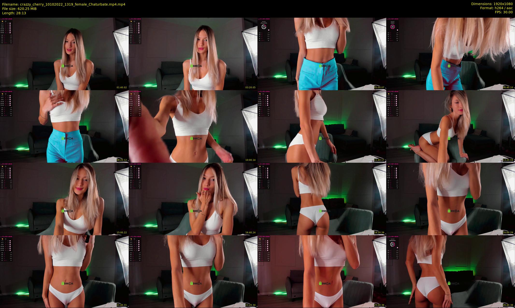 crazzy_cherry — 29 minute Chaturbate female cam show recording, 1080p, Oct 10, 2022