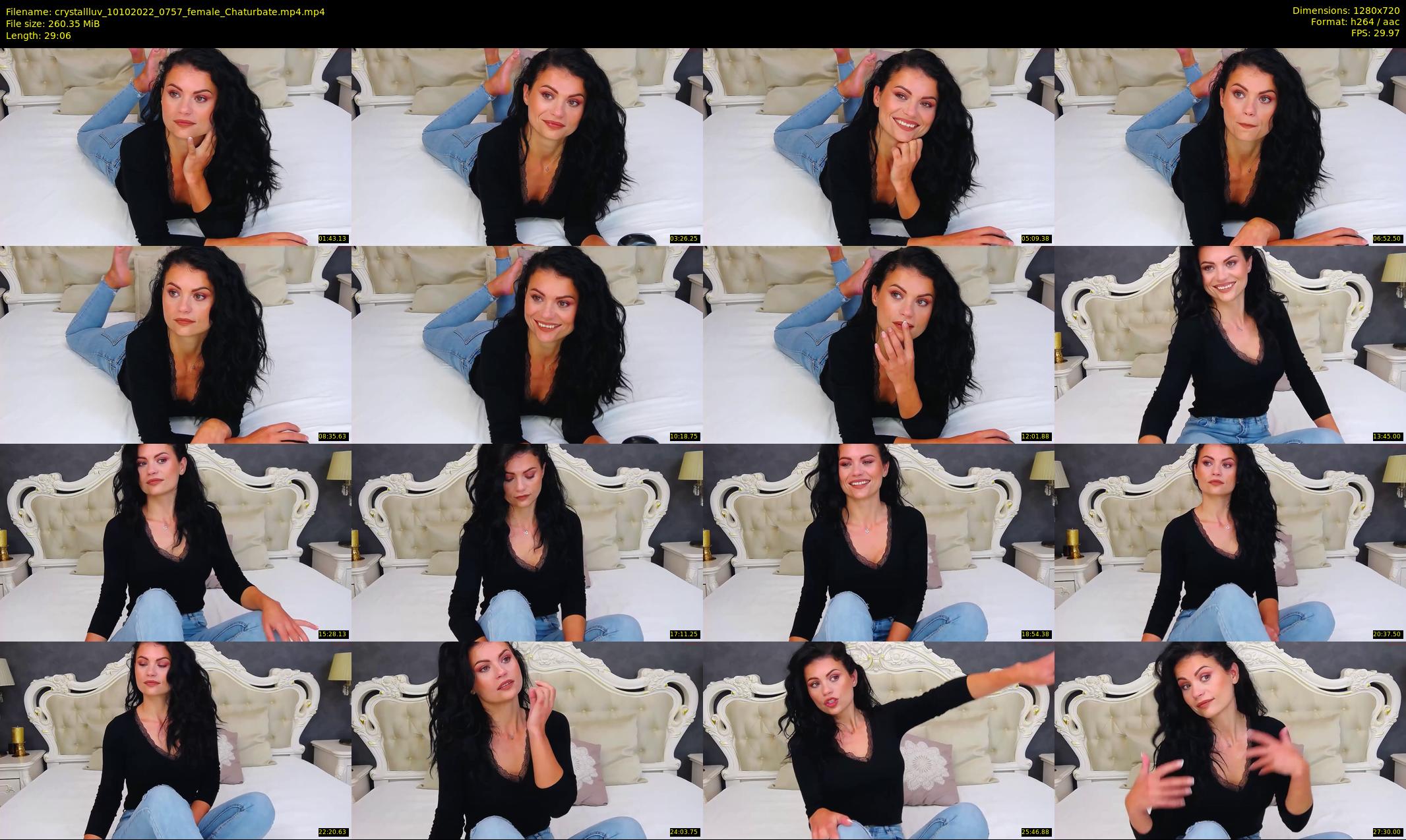 crystallluv — 30 minute Chaturbate female cam show recording, 720p, Oct 10, 2022