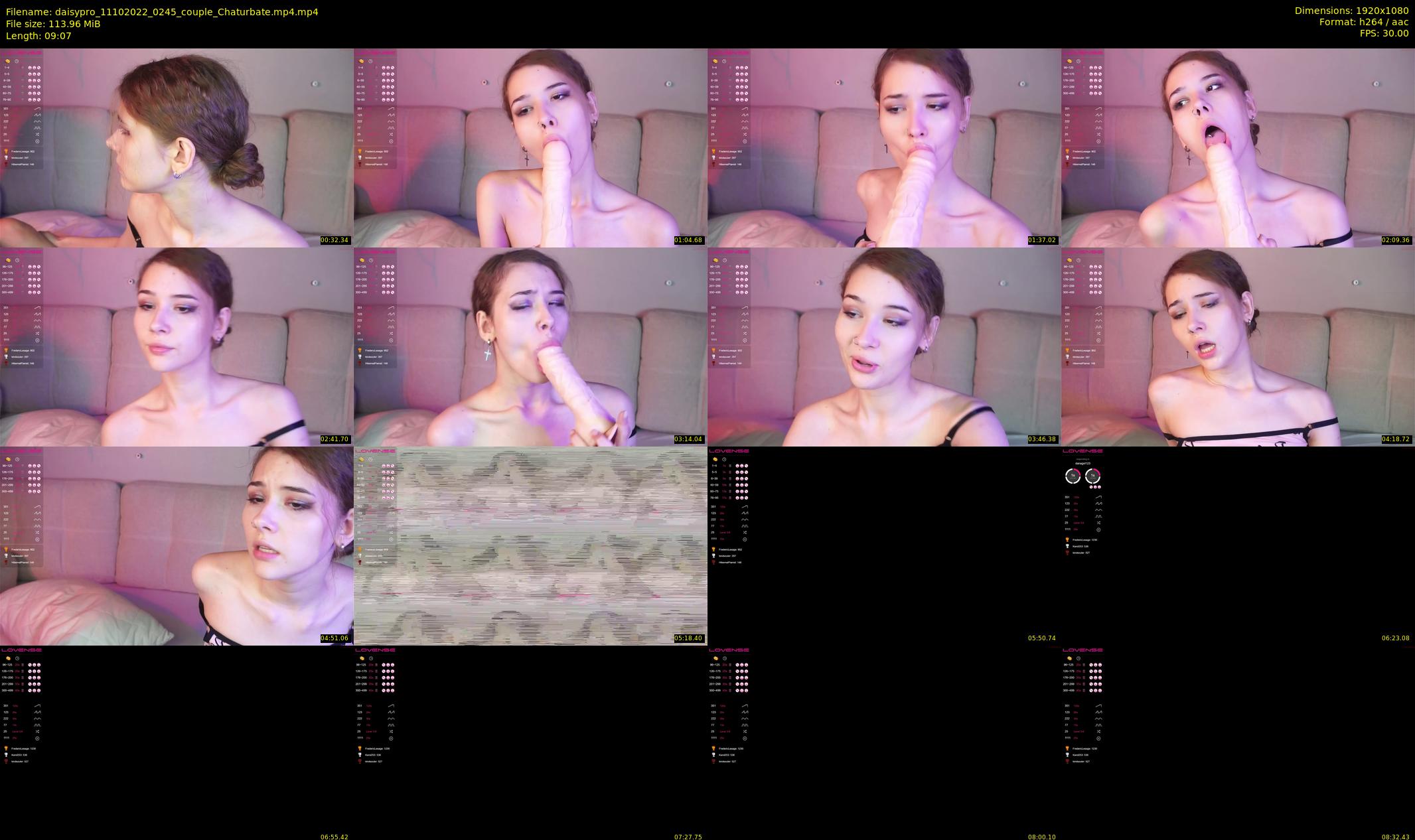 daisypro — 10 minute Chaturbate couple cam show recording, 1080p, Oct 11, 2022