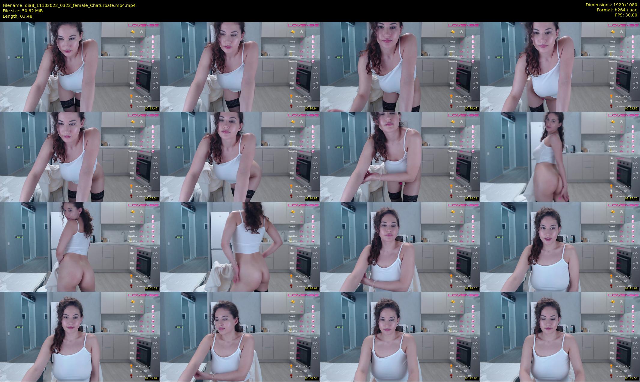dia8 — 4 minute Chaturbate female cam show recording, 1080p, Oct 11, 2022