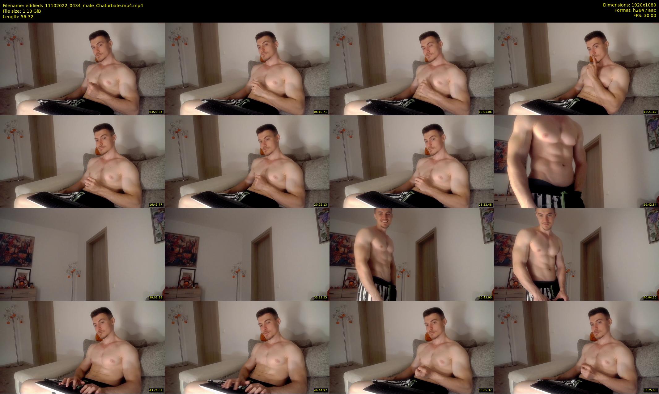 eddieds — 57 minute Chaturbate male cam show recording, 1080p, Oct 11, 2022