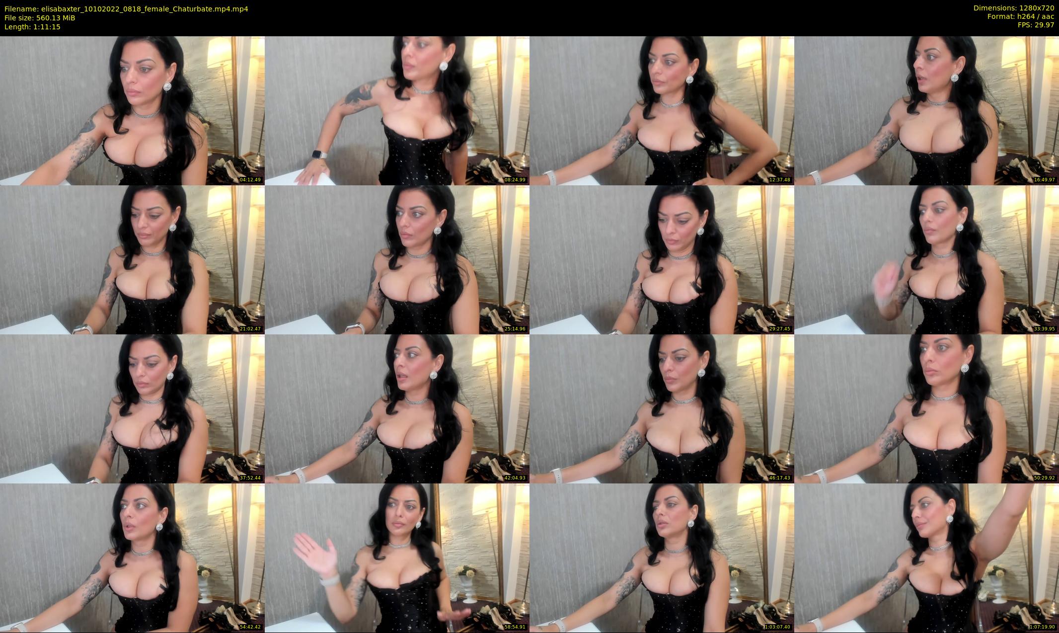 elisabaxter — 72 minute Chaturbate female cam show recording, 720p, Oct 10, 2022