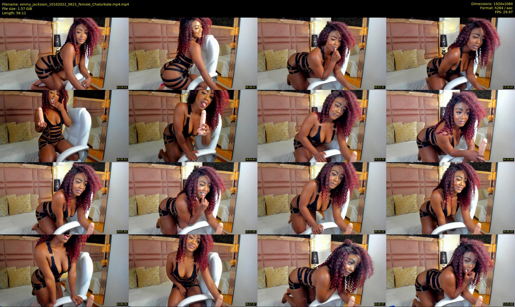 emmy_jacksson — 57 minute Chaturbate female cam show recording, 1080p, Oct 10, 2022