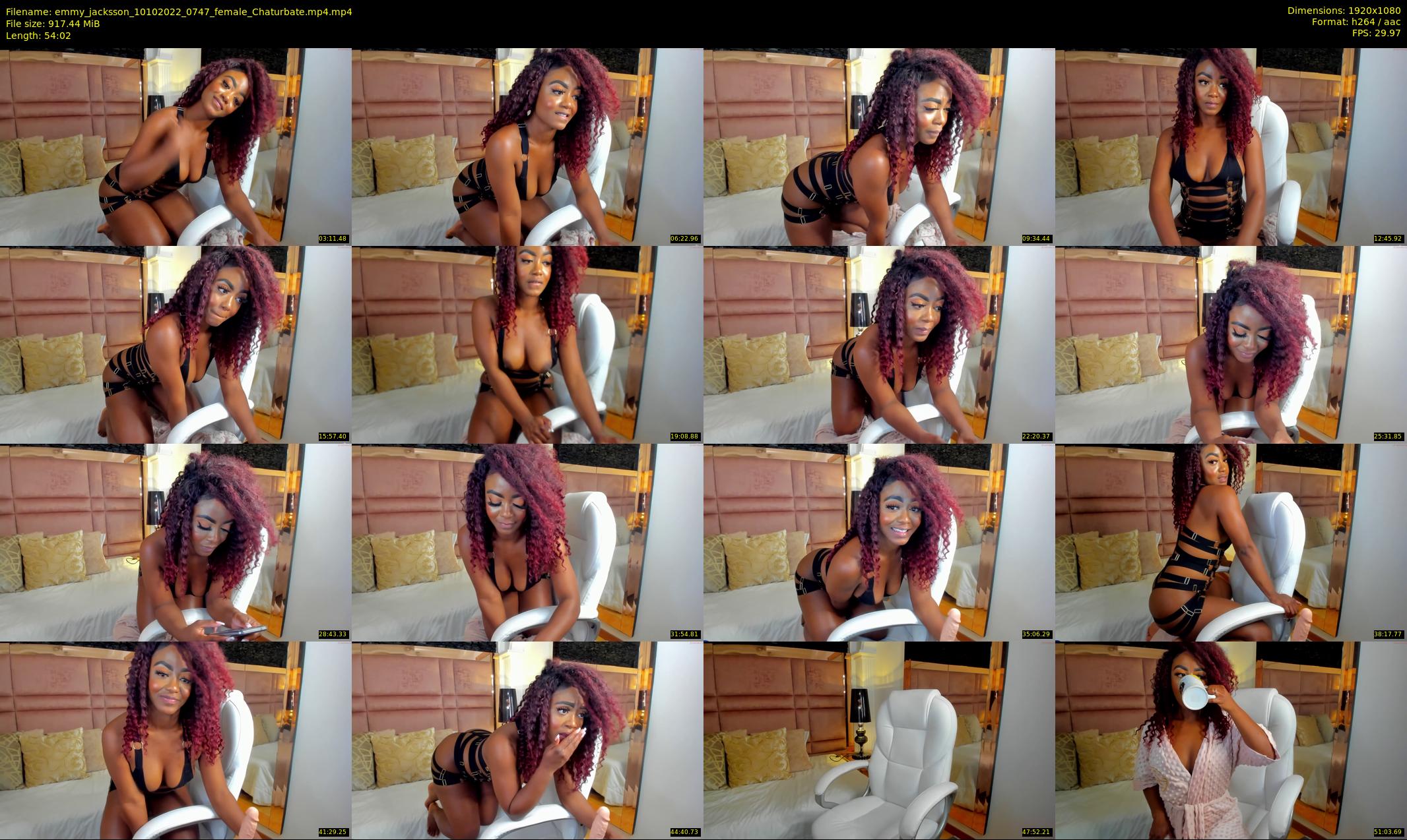 emmy_jacksson — 55 minute Chaturbate female cam show recording, 1080p, Oct 10, 2022
