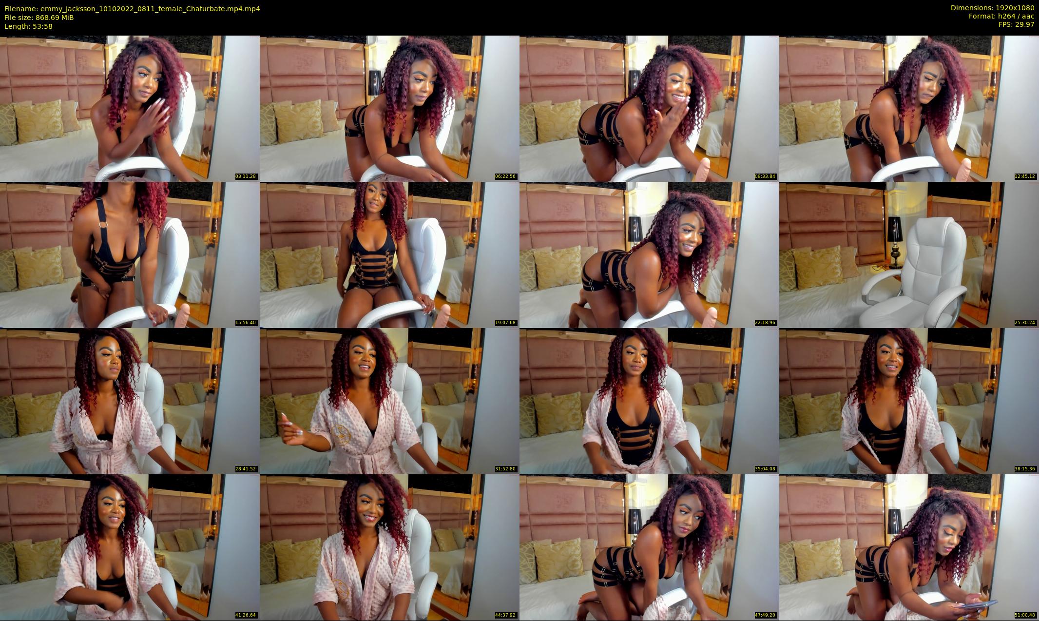emmy_jacksson — 54 minute Chaturbate female cam show recording, 1080p, Oct 10, 2022