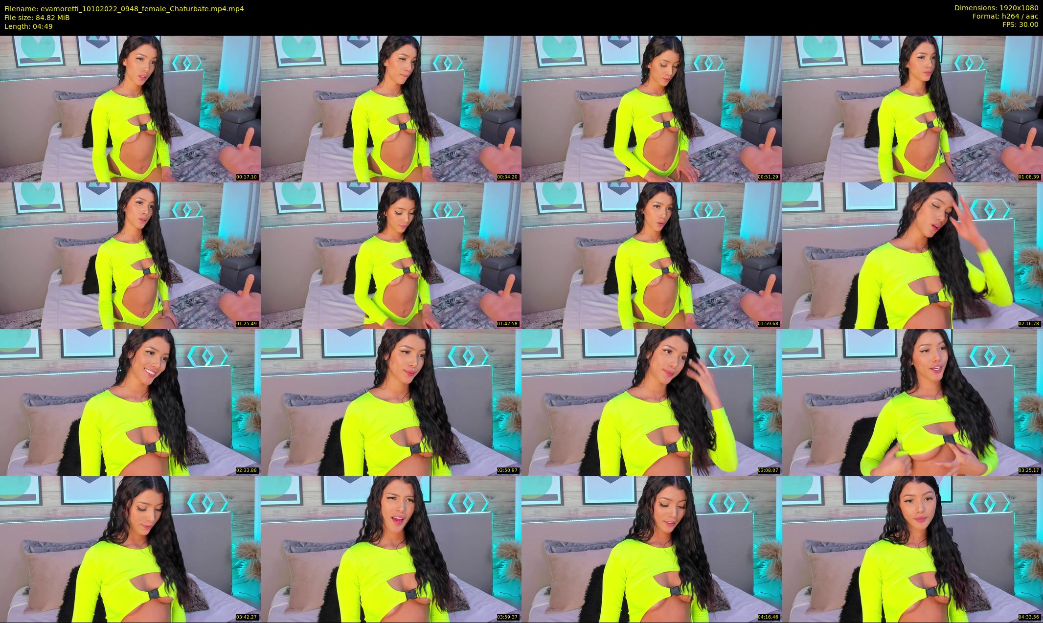 evamoretti — 5 minute Chaturbate female cam show recording, 1080p, Oct 10, 2022