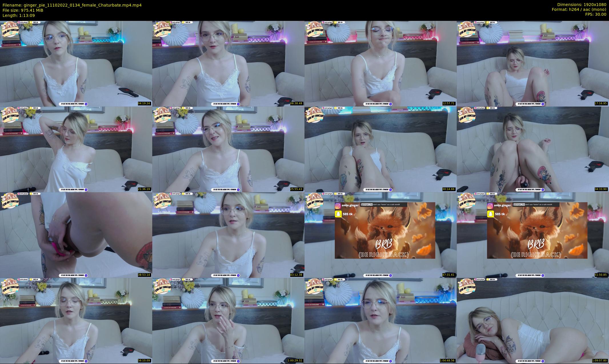 ginger_pie — 74 minute Chaturbate female cam show recording, 1080p, Oct 11, 2022