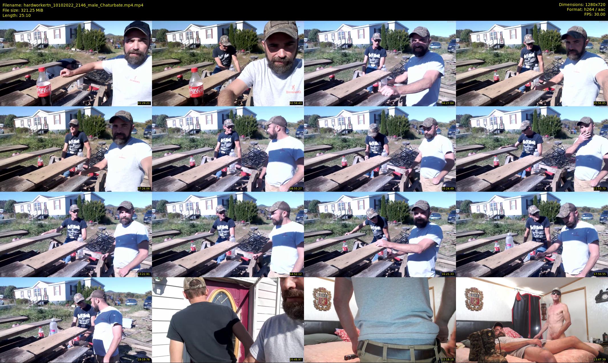 hardworkertn — 26 minute Chaturbate male cam show recording, 720p, Oct 10, 2022