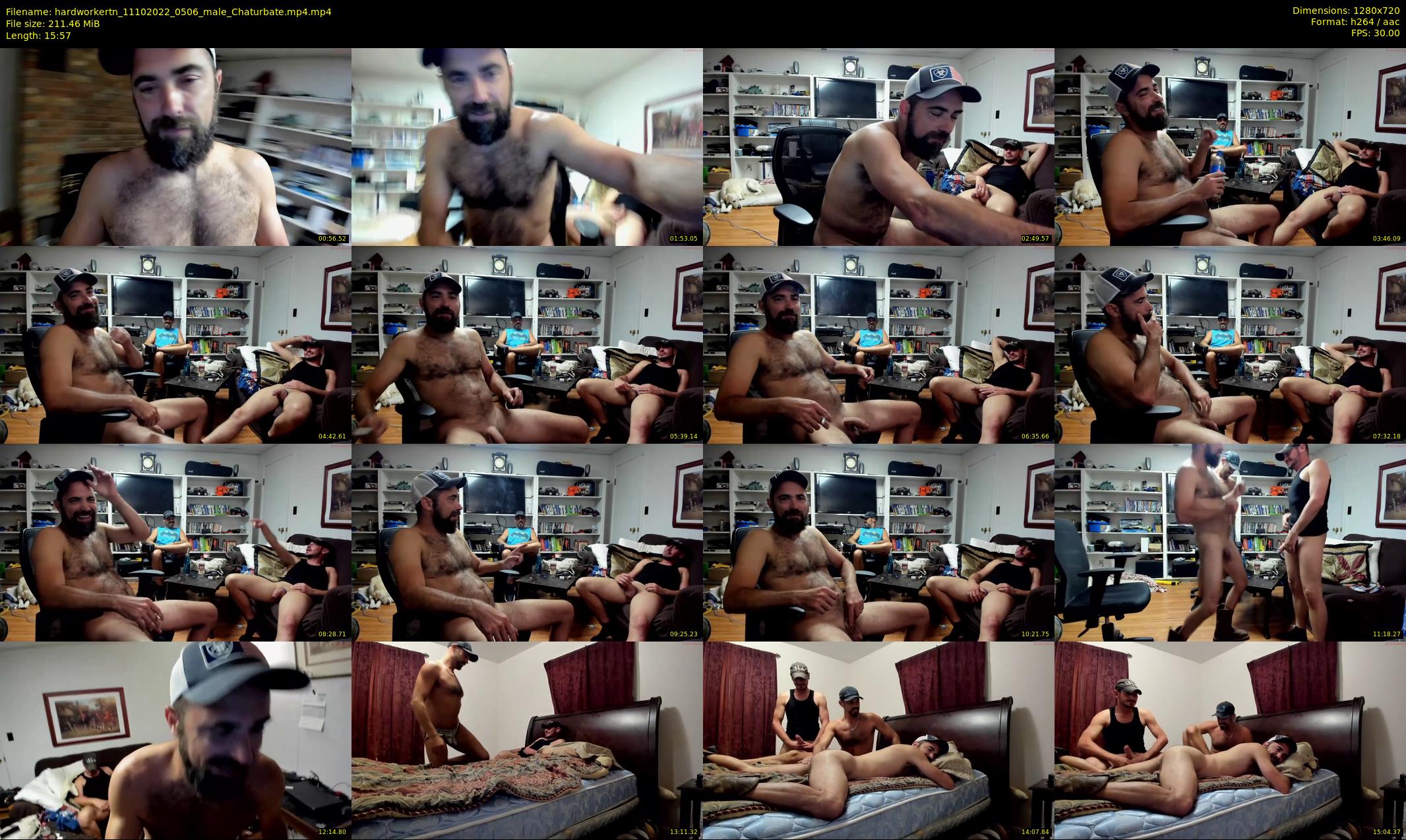 hardworkertn — 16 minute Chaturbate male cam show recording, 720p, Oct 11, 2022