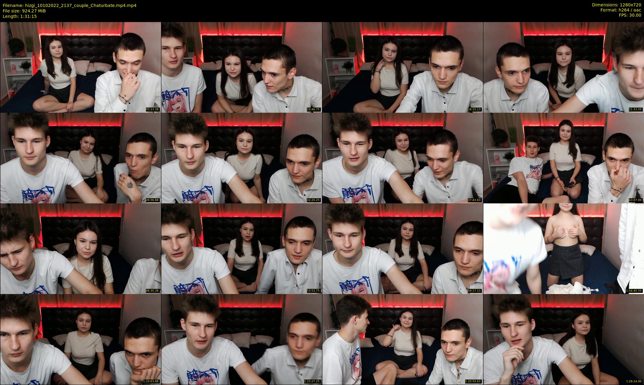 hizgi — 92 minute Chaturbate couple cam show recording, 720p, Oct 10, 2022