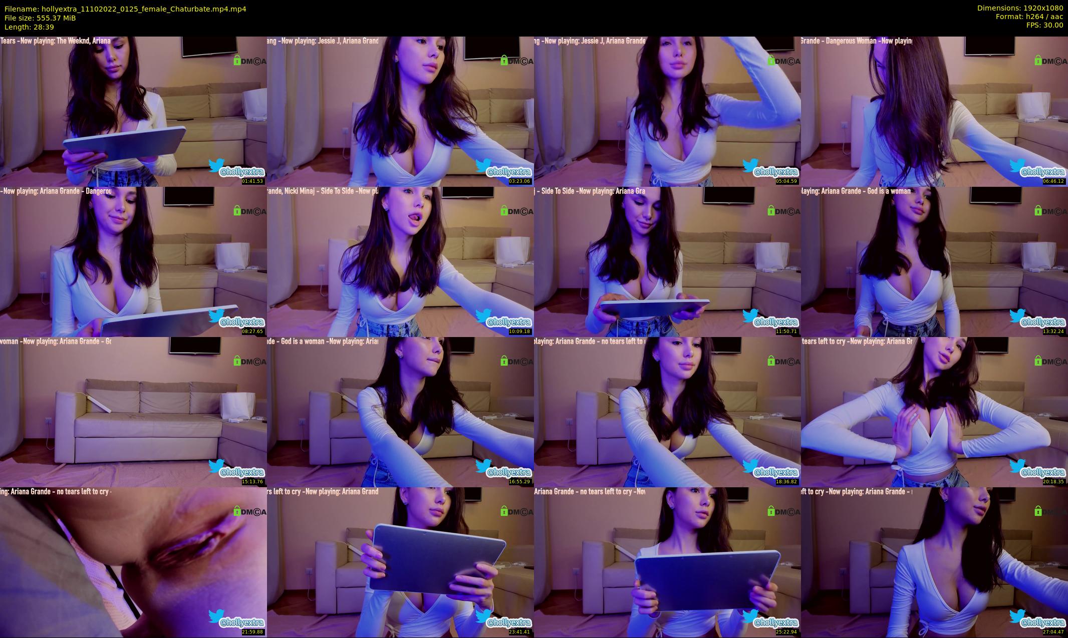 hollyextra — 29 minute Chaturbate female cam show recording, 1080p, Oct 11, 2022
