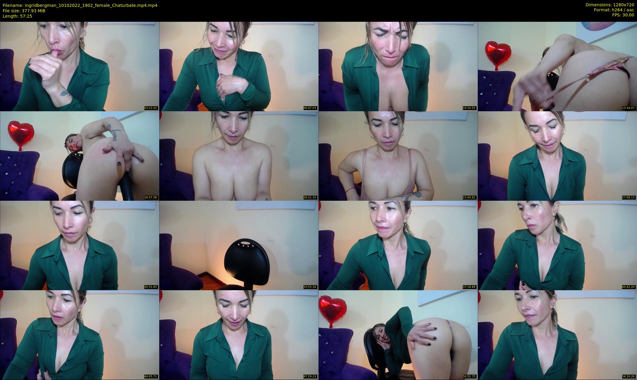 ingridbergman — 58 minute Chaturbate female cam show recording, 720p, Oct 10, 2022