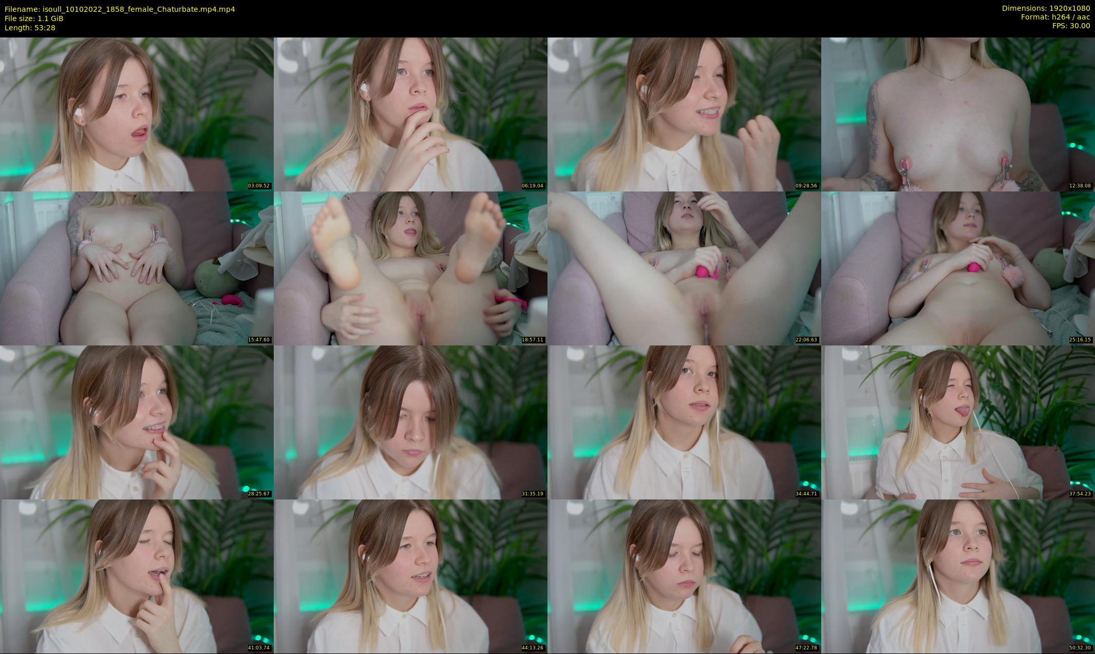 isoull — 54 minute Chaturbate female cam show recording, 1080p, Oct 10, 2022